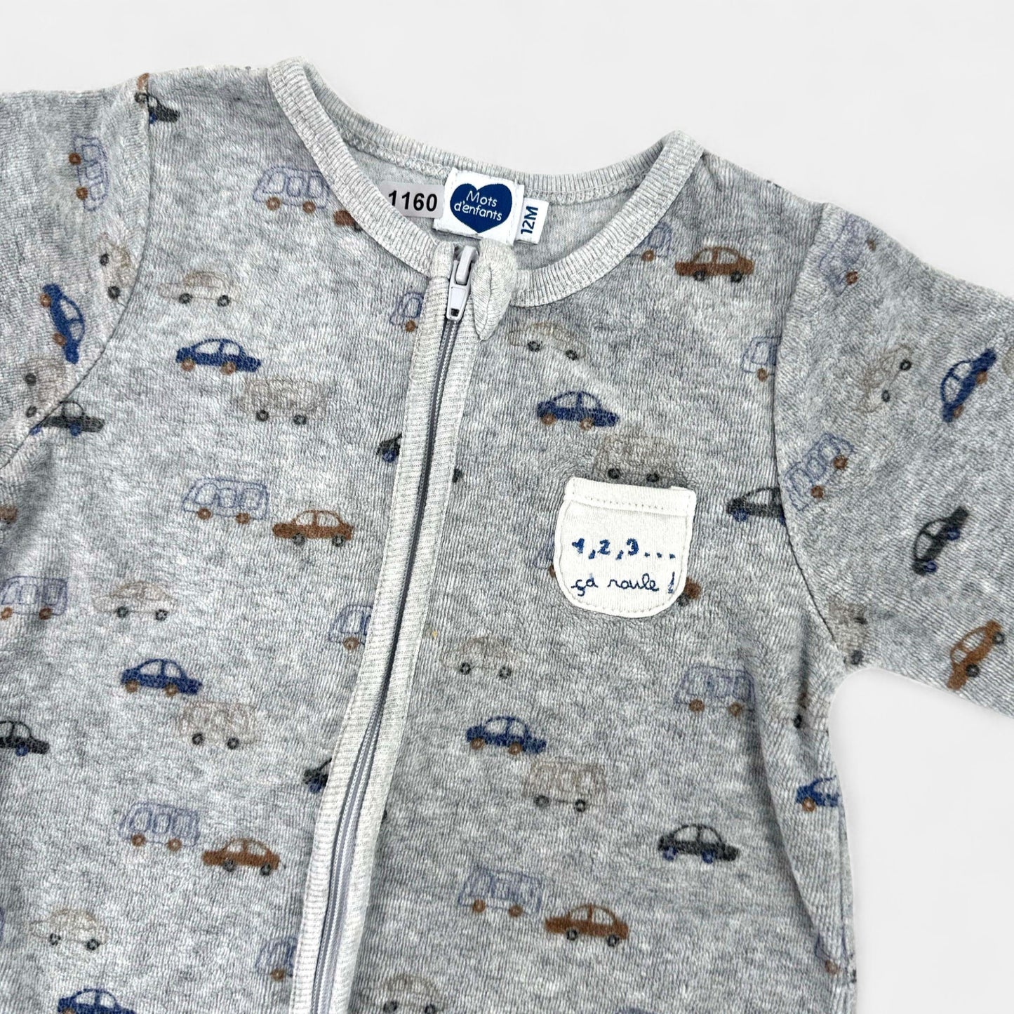 Pyjama Mots d’enfants : 12 mois