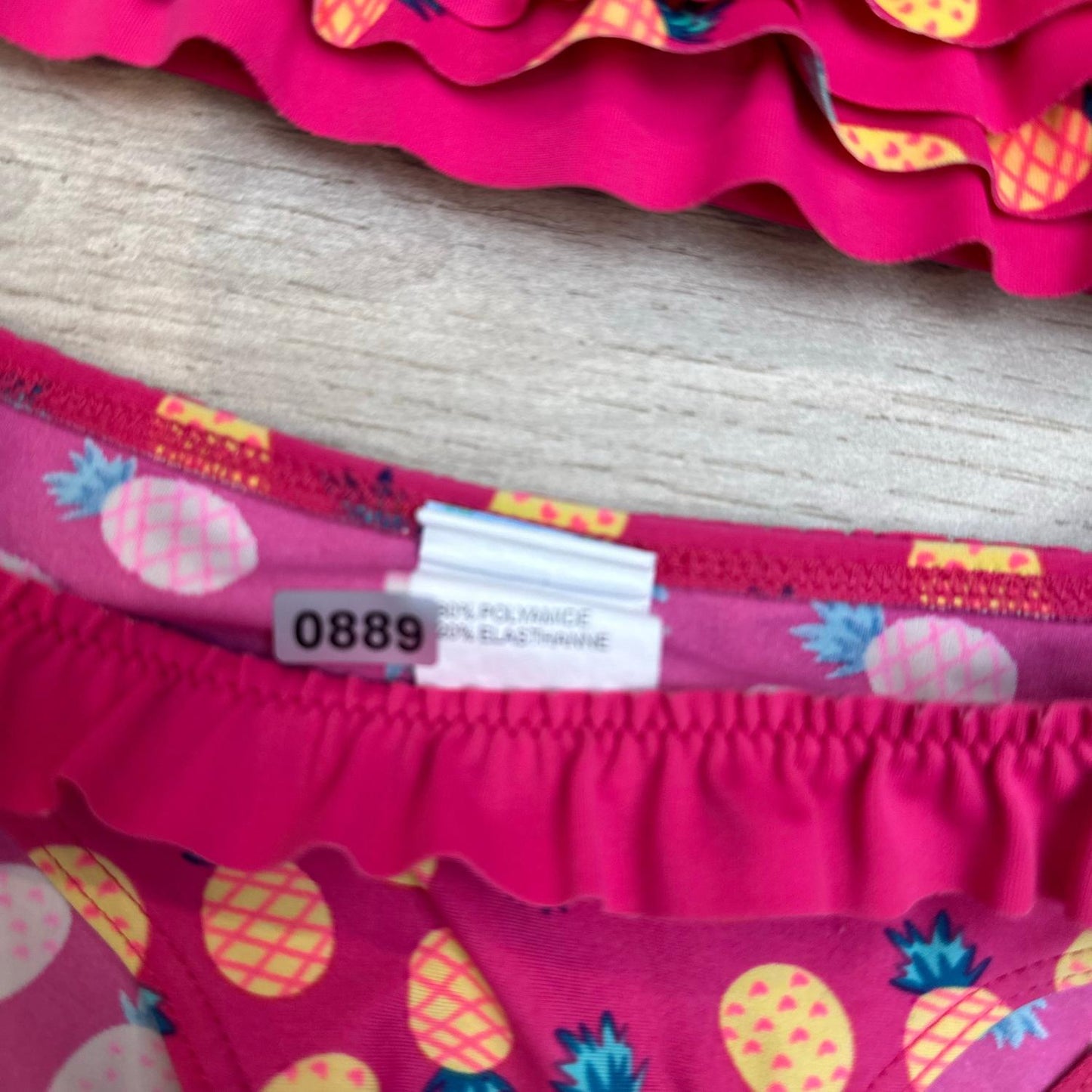 Maillot de bain ananas : 6 ans