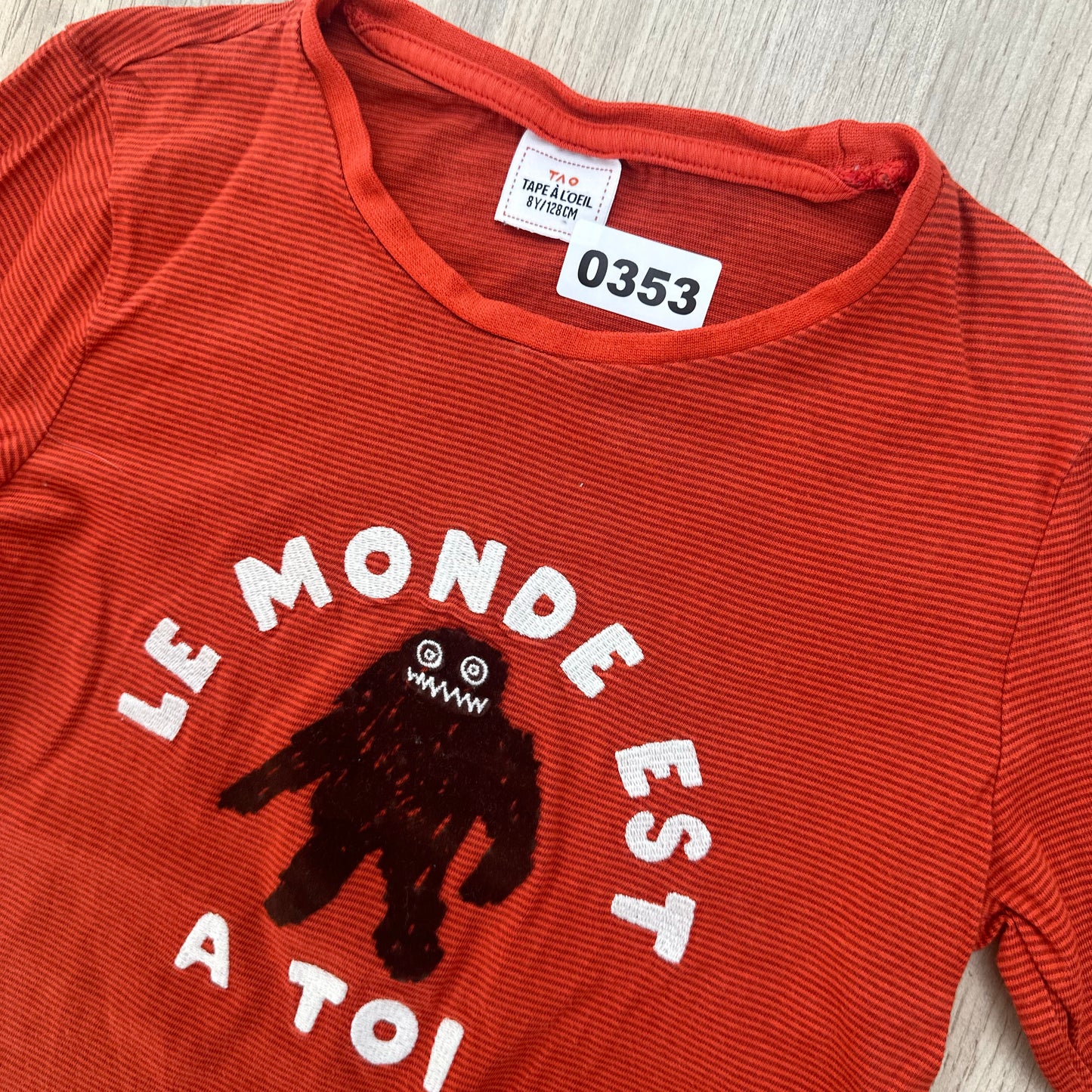 T-Shirt Tape à l'oeil : 8 ans
