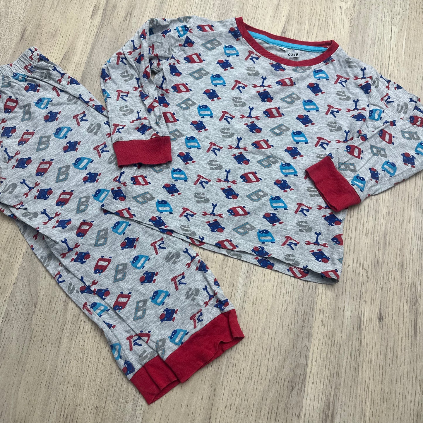 Pyjama petit robots : 5 ans
