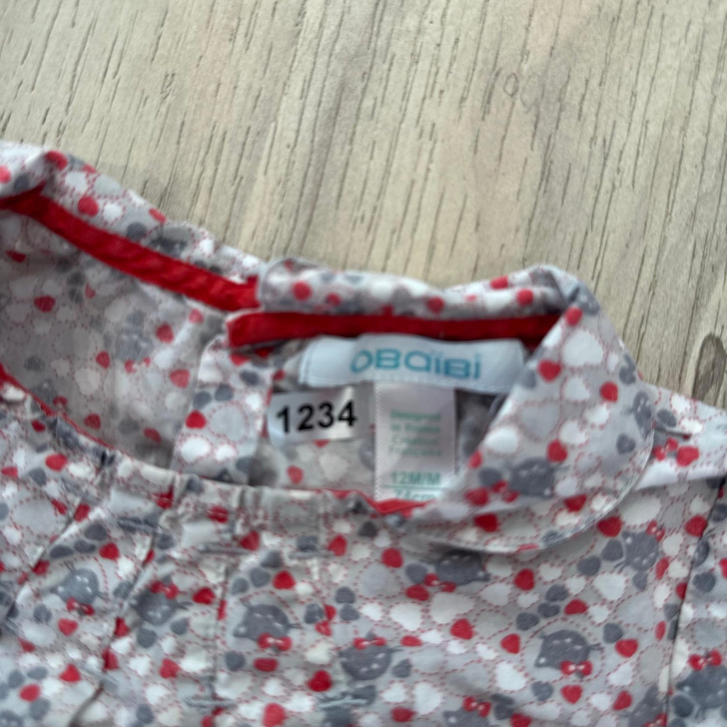 Blouse Okaïdi : 12 mois