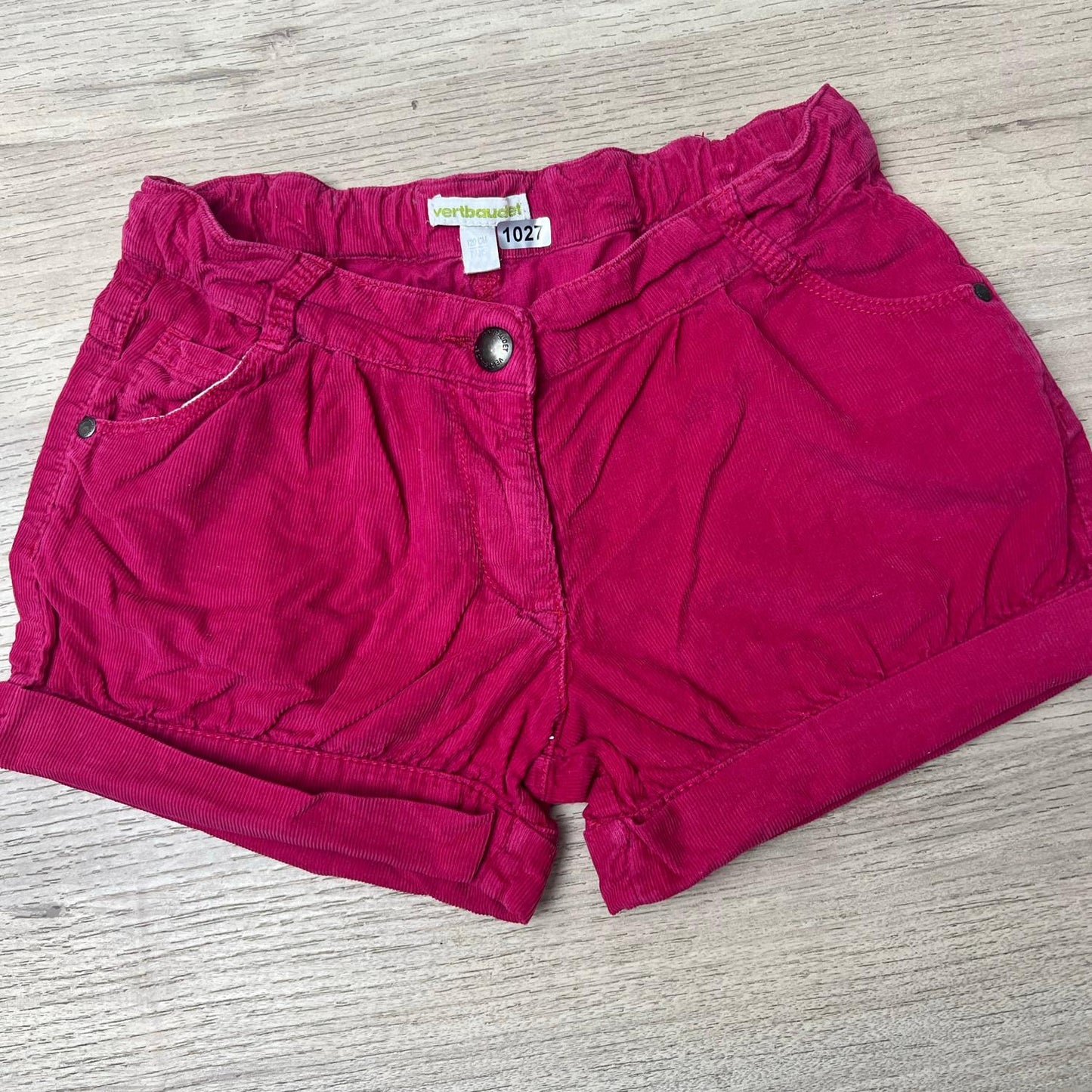 Short velours Verbaudet : 7 ans
