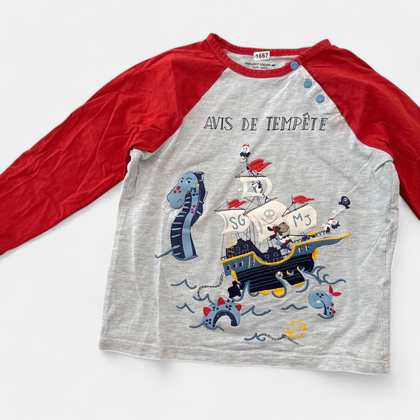 Pyjama Sergent Major : 5 ans