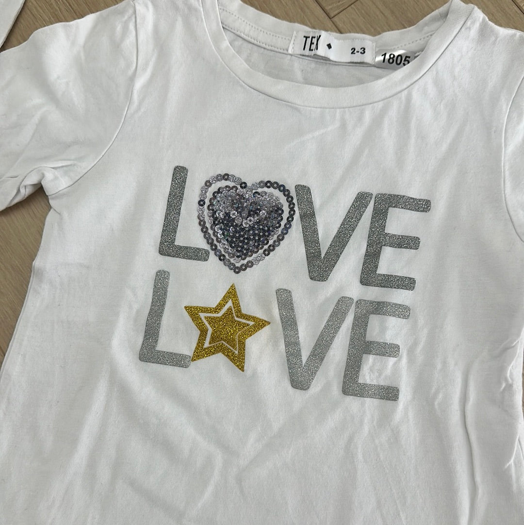 T-shirt tex ￼ : 24 mois