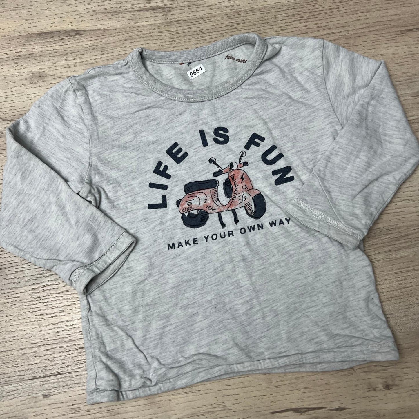 T-Shirt réversible : 3 ans