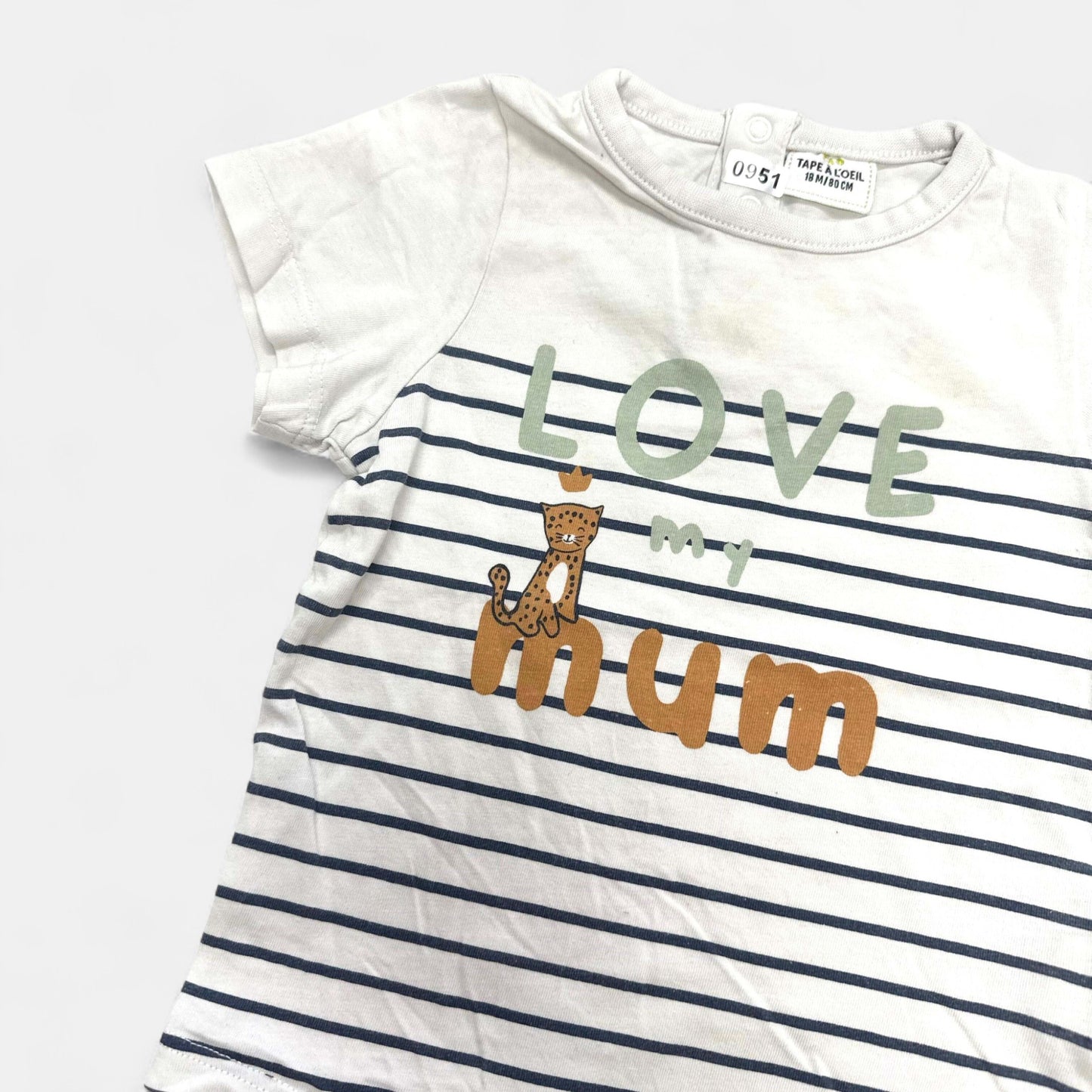 T-Shirt Tape à l'oeil : 18 mois