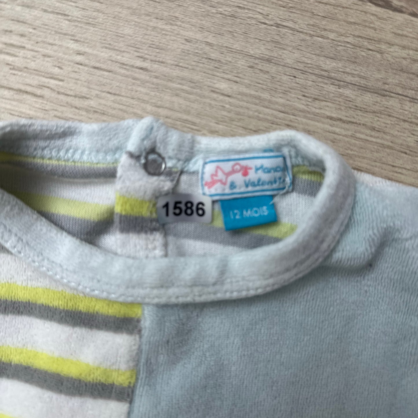 Pyjama Manon b Valentin : 12 mois