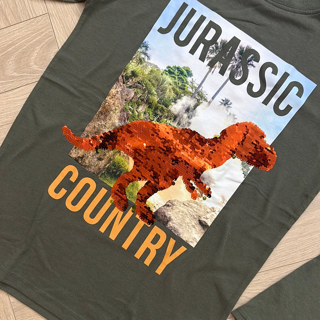 T-shirt jurassic country : 12 ans