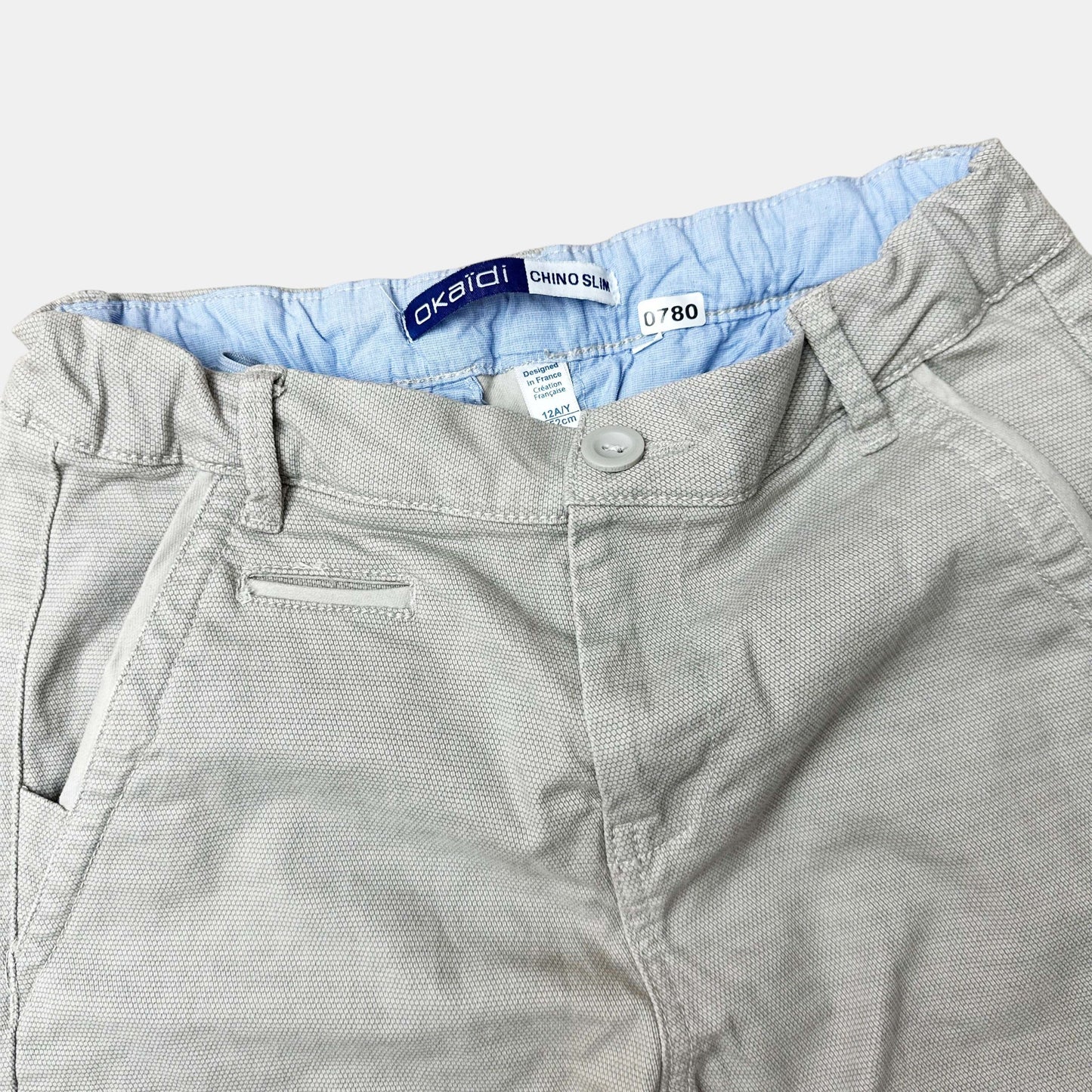 Pantalon  chino Slim Okaïdi : 12 ans