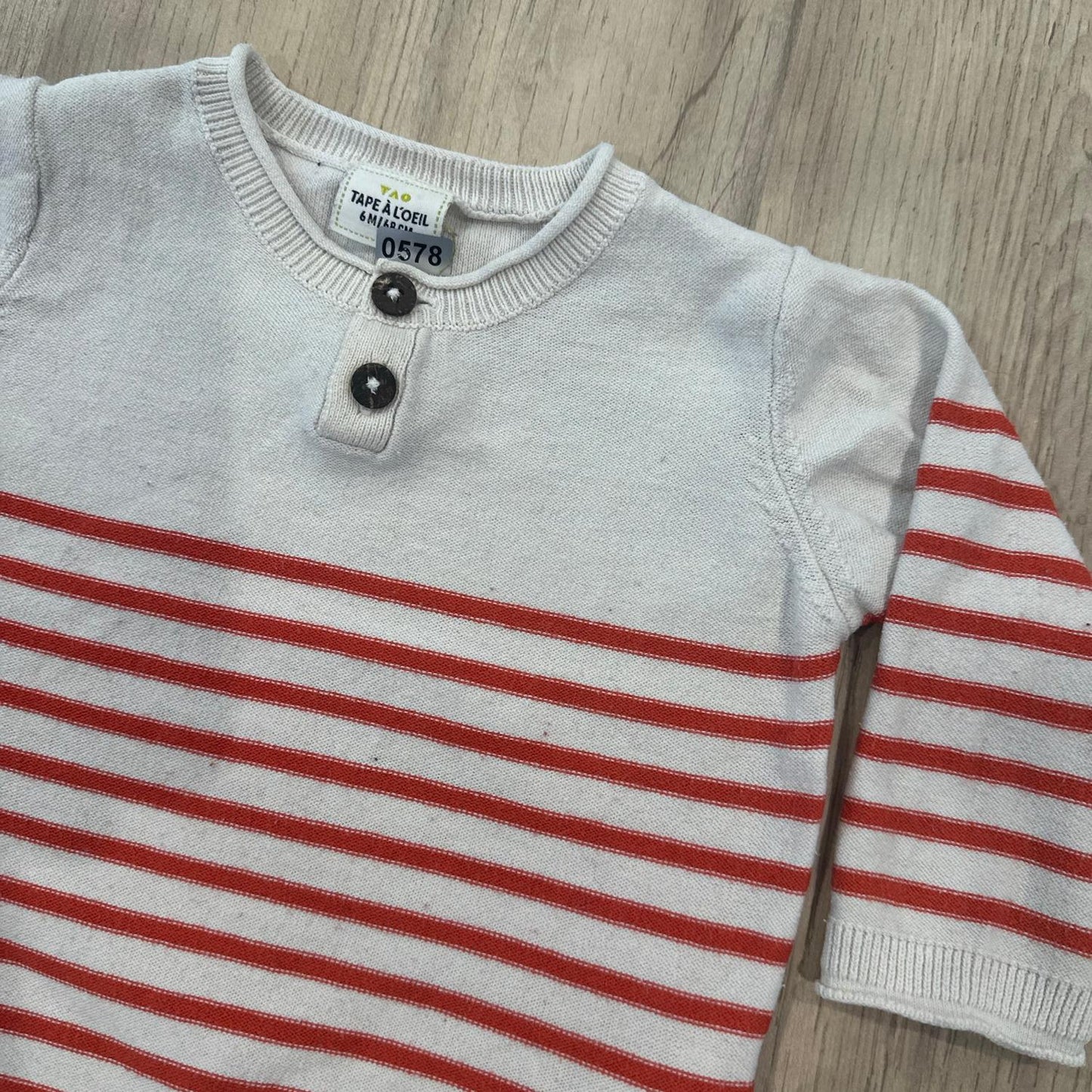 Pull Tape à l'oeil : 6 mois