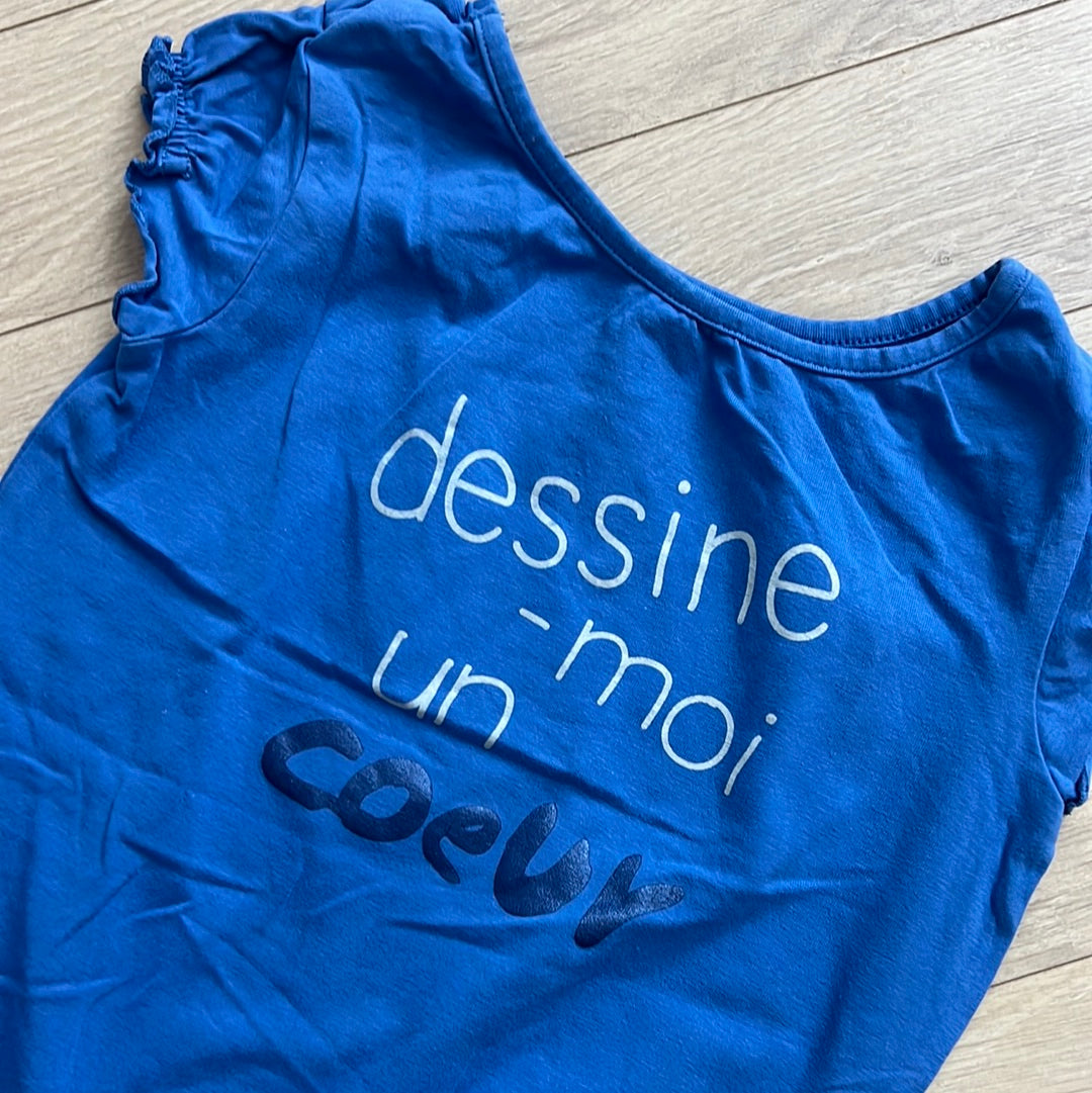 T-shirt dessine moi un cœur : 5 ans