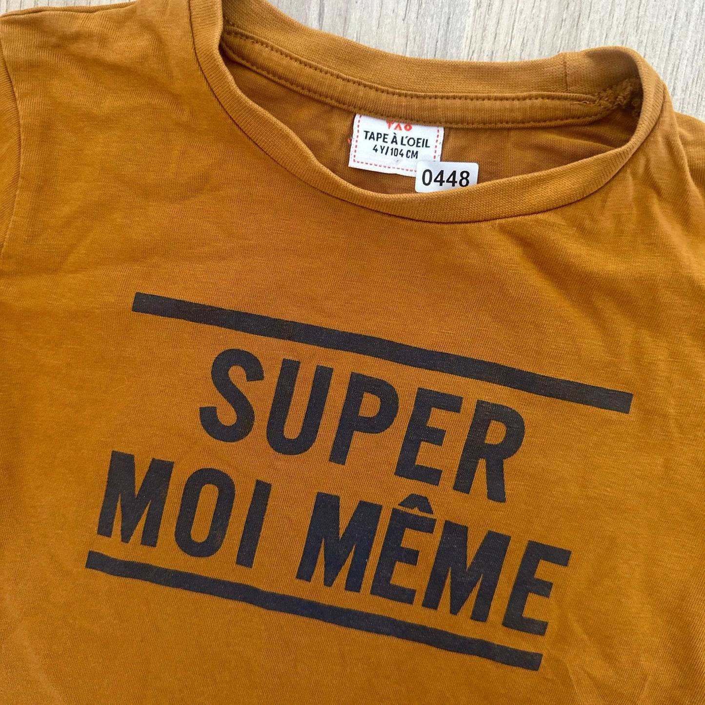 T-Shirt Tape à l'oeil : 4 ans