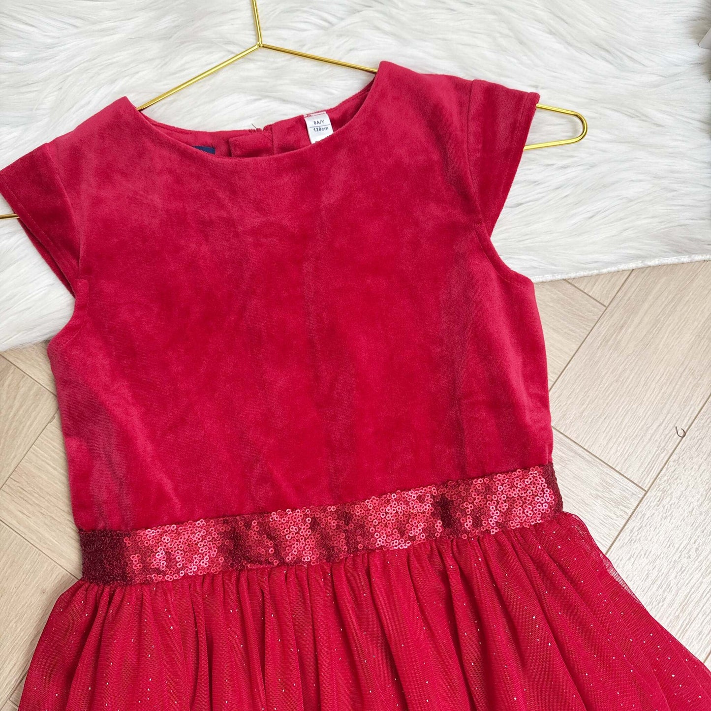 Robe velours Okaïdi : 8 ans