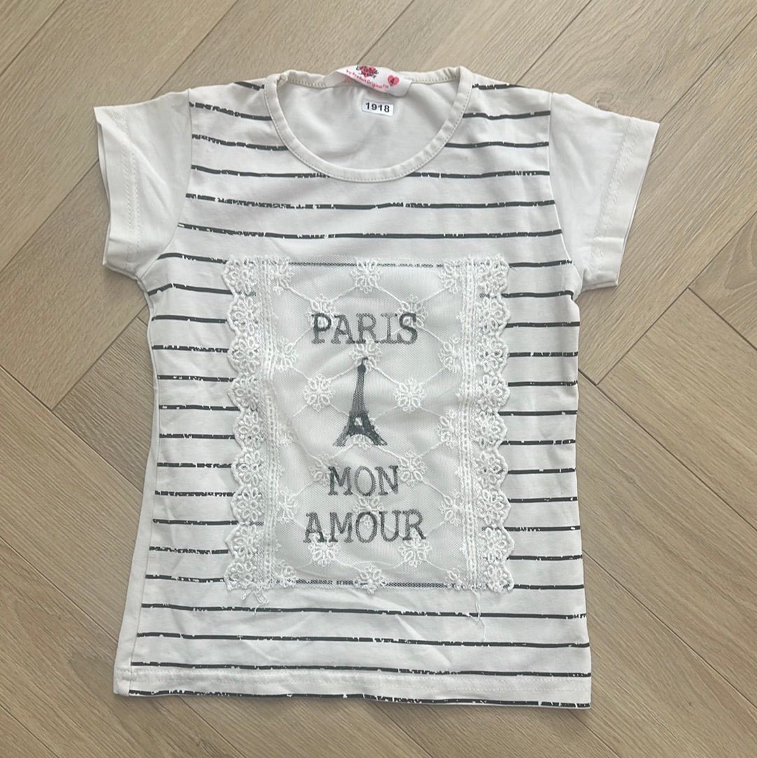 T-shirt Paris so girly : 4 ans