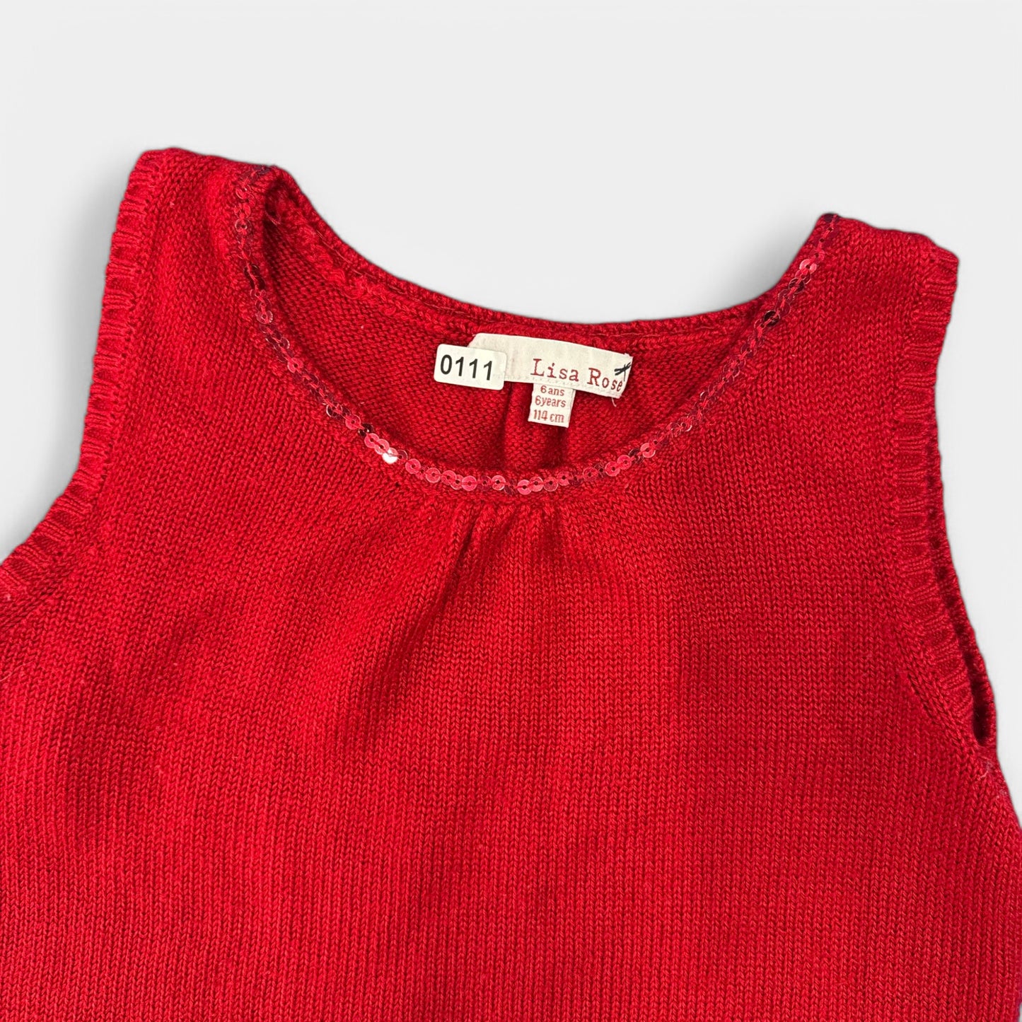 Robe lisa rose : 6 ans