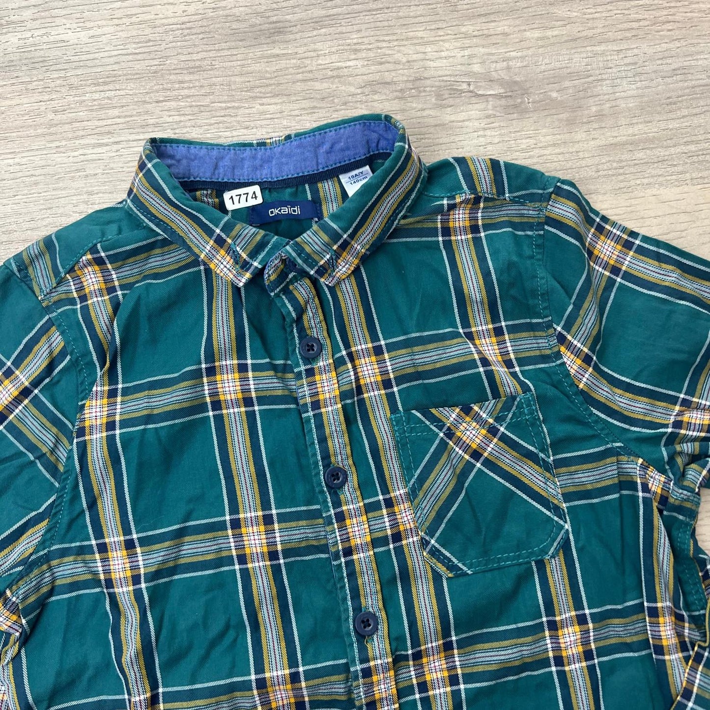 Chemise Okaïdi : 10 ans