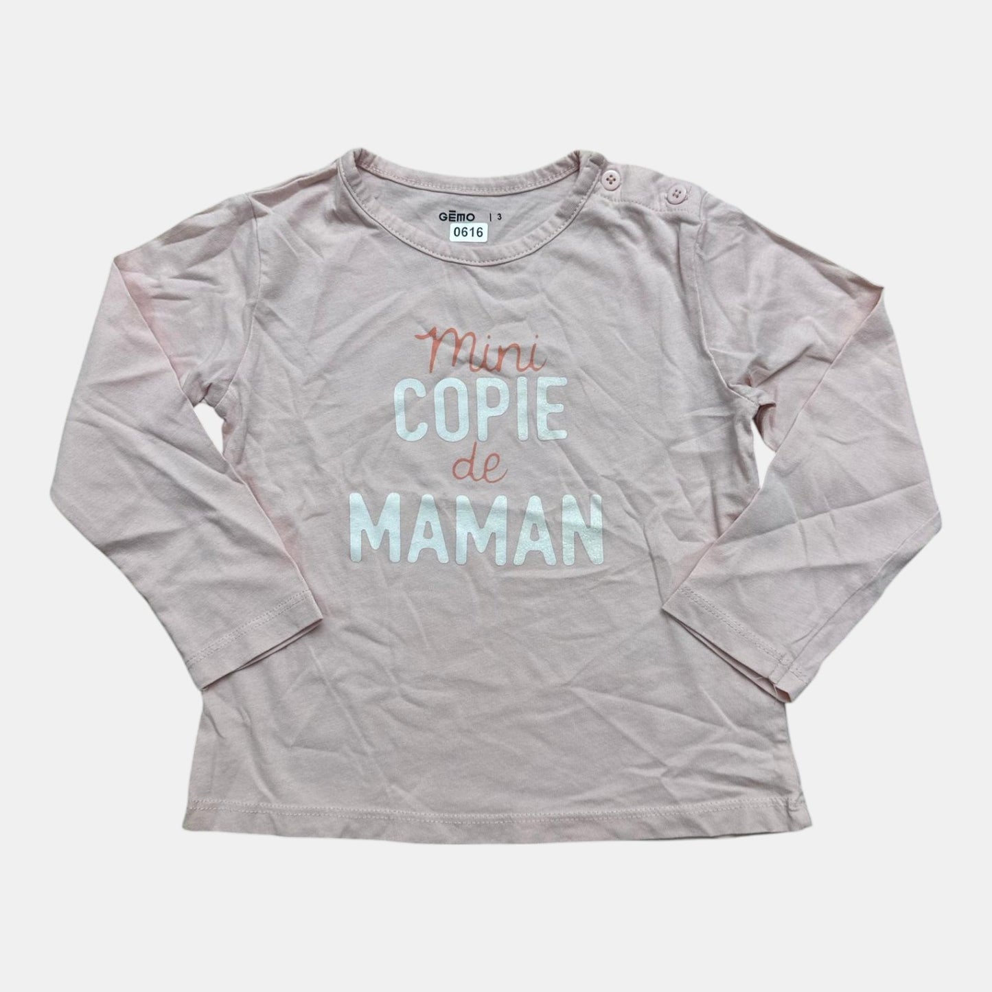 T-Shirt Gémo : 3 ans