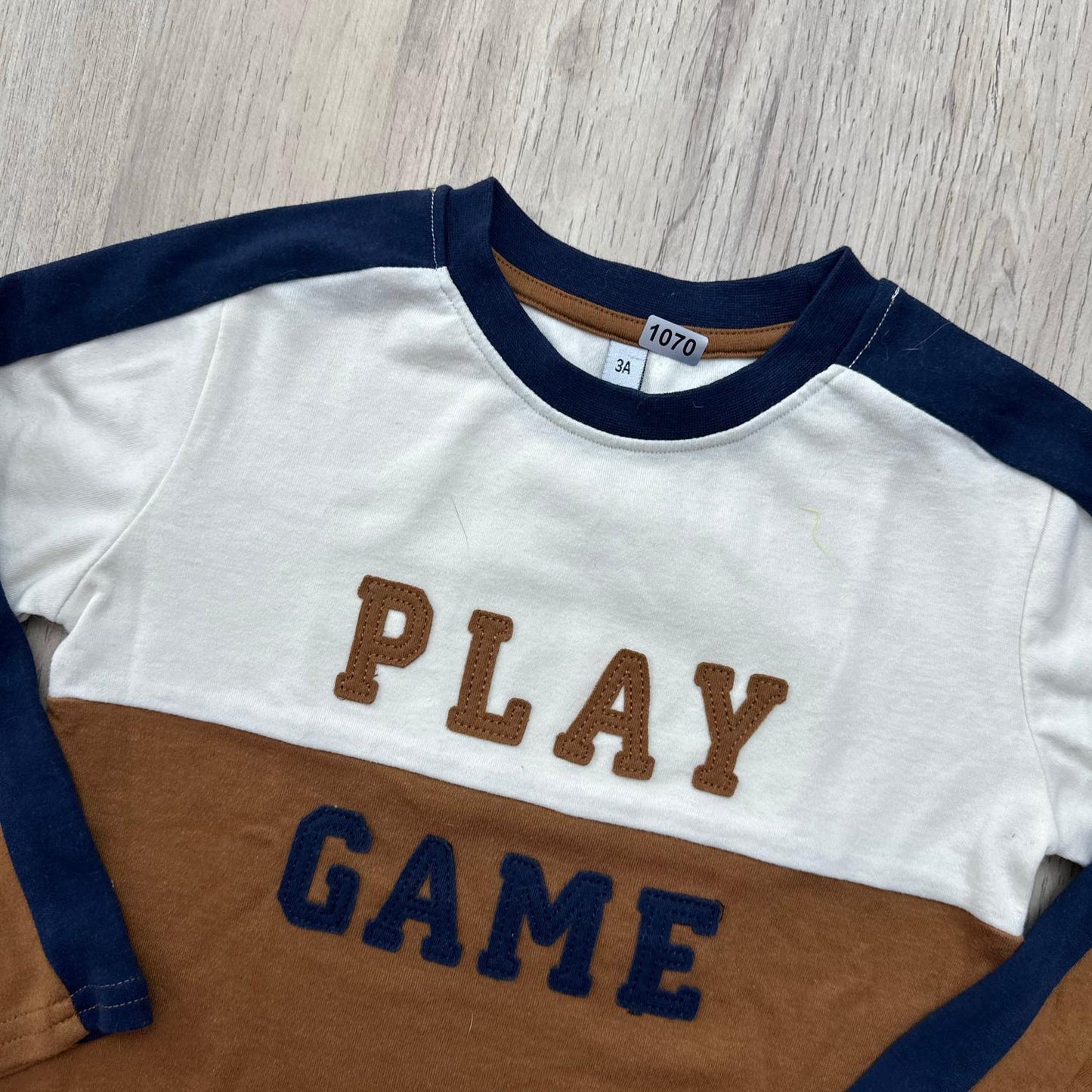 T-Shirt plat Game : 3 ans