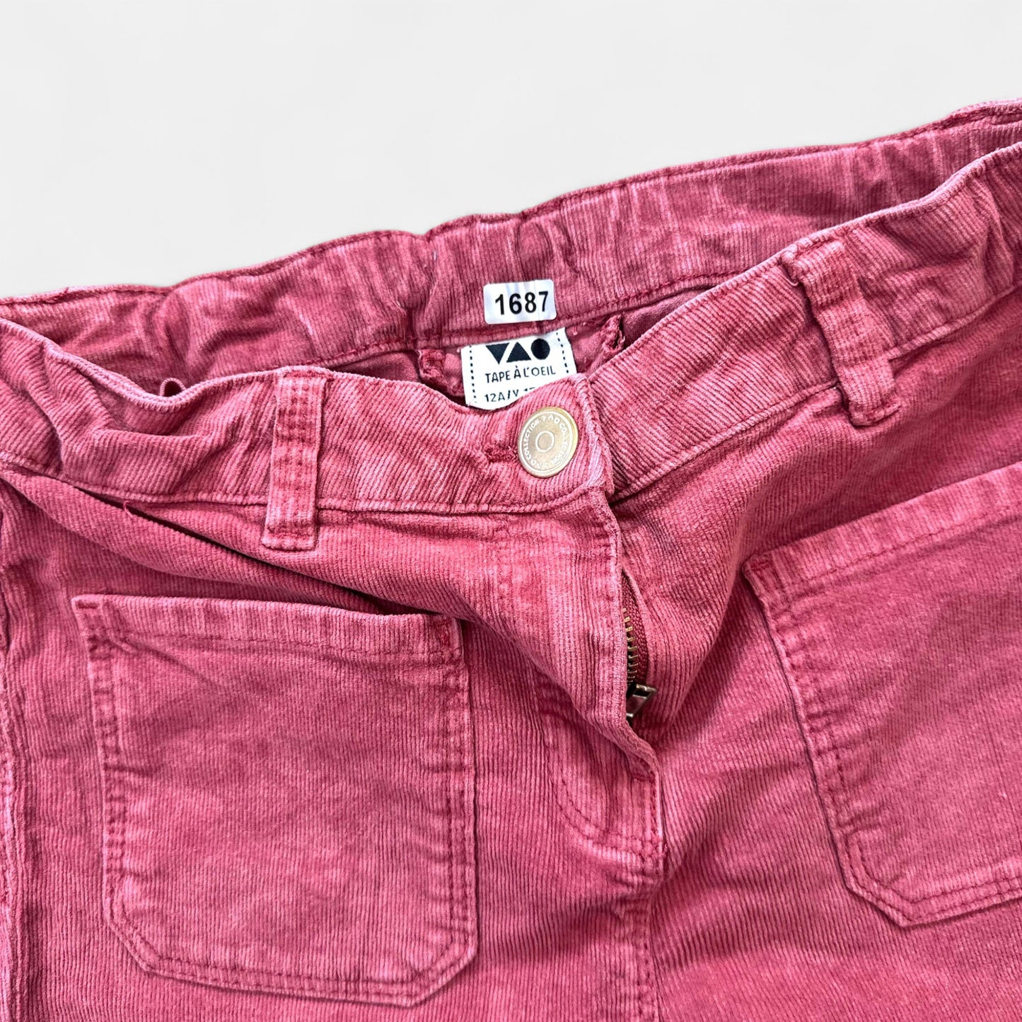 Pantalon Velours Tape à l'oeil : 12 ans