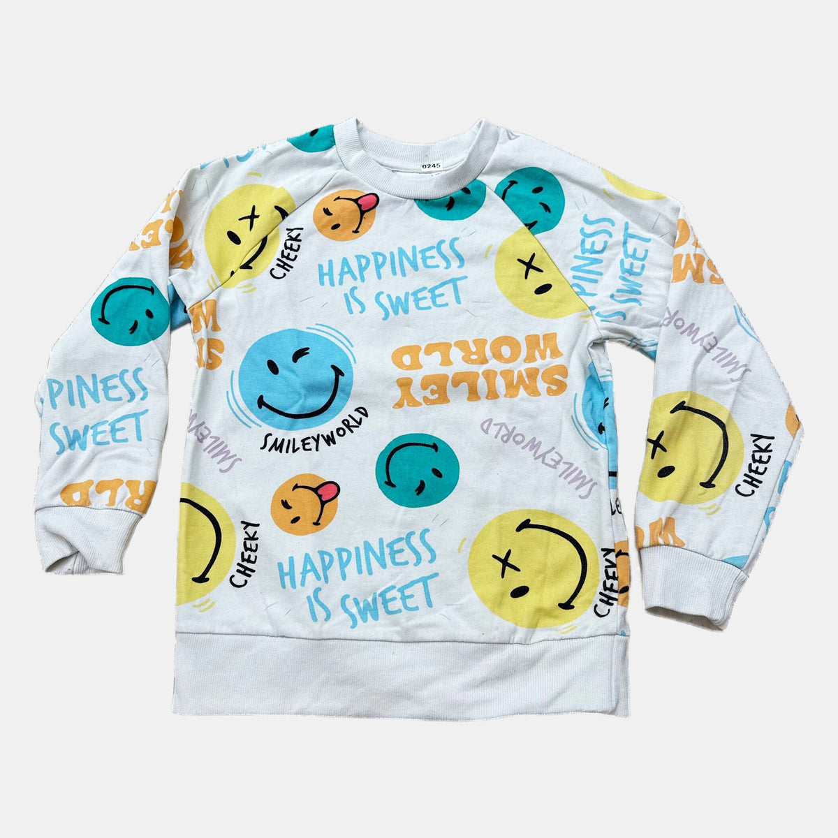 Pull smiley : 10 ans