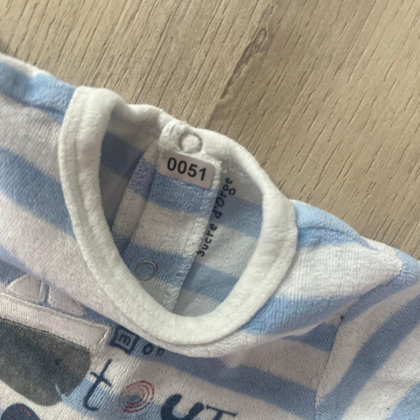 Pyjama sucre d’orge : 3 mois