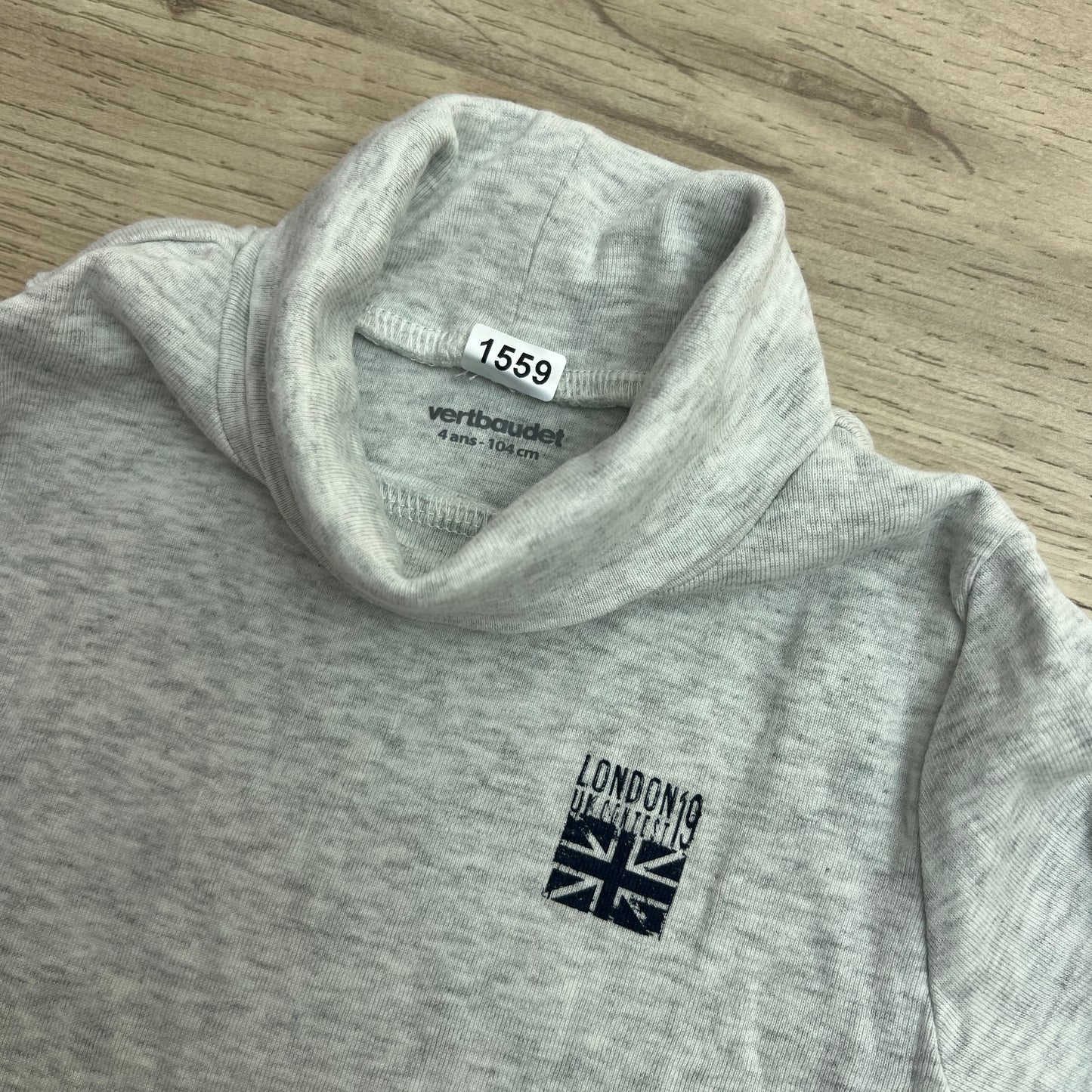 T-Shirt col roulé Verbaudet : 4 ans