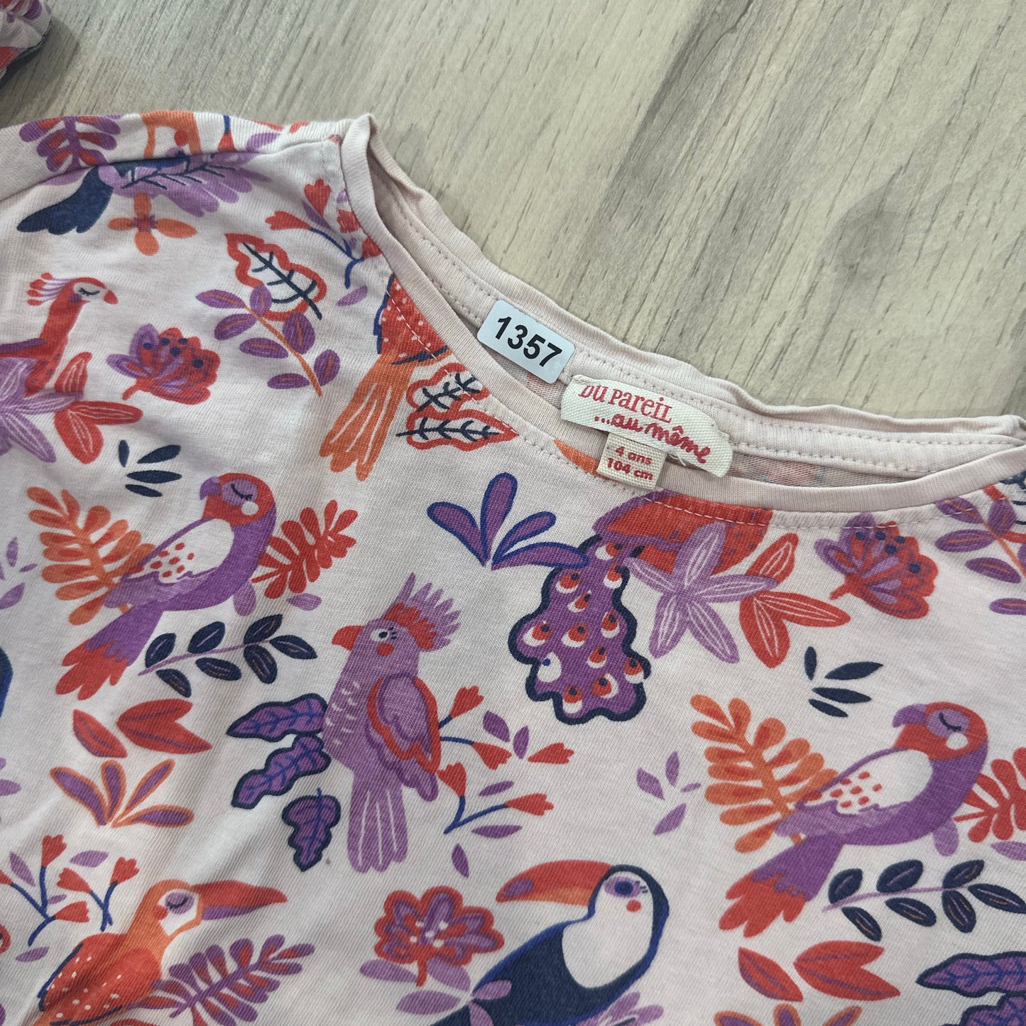 T-Shirt Du Pareil au même : 4 ans