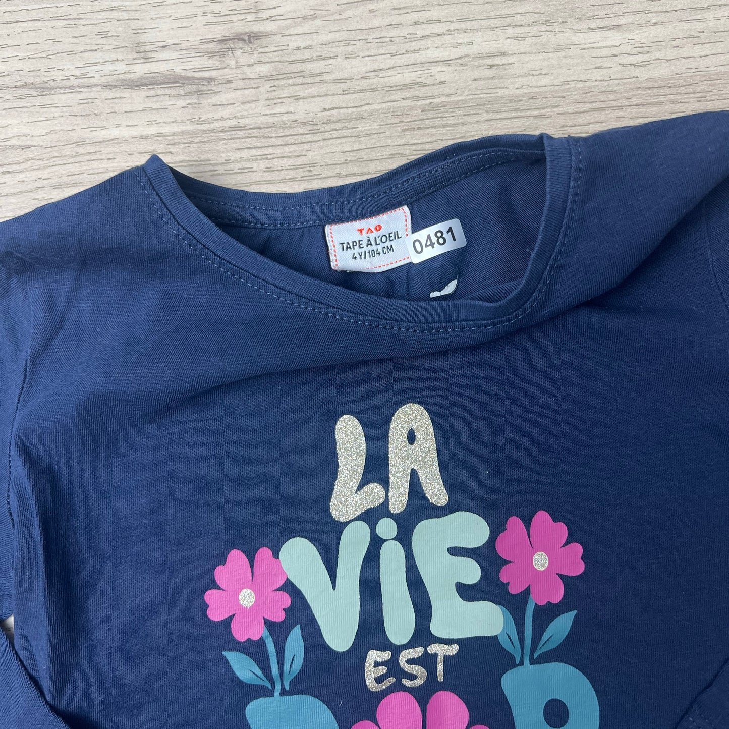 T-Shirt Tape à l'oeil : 4 ans