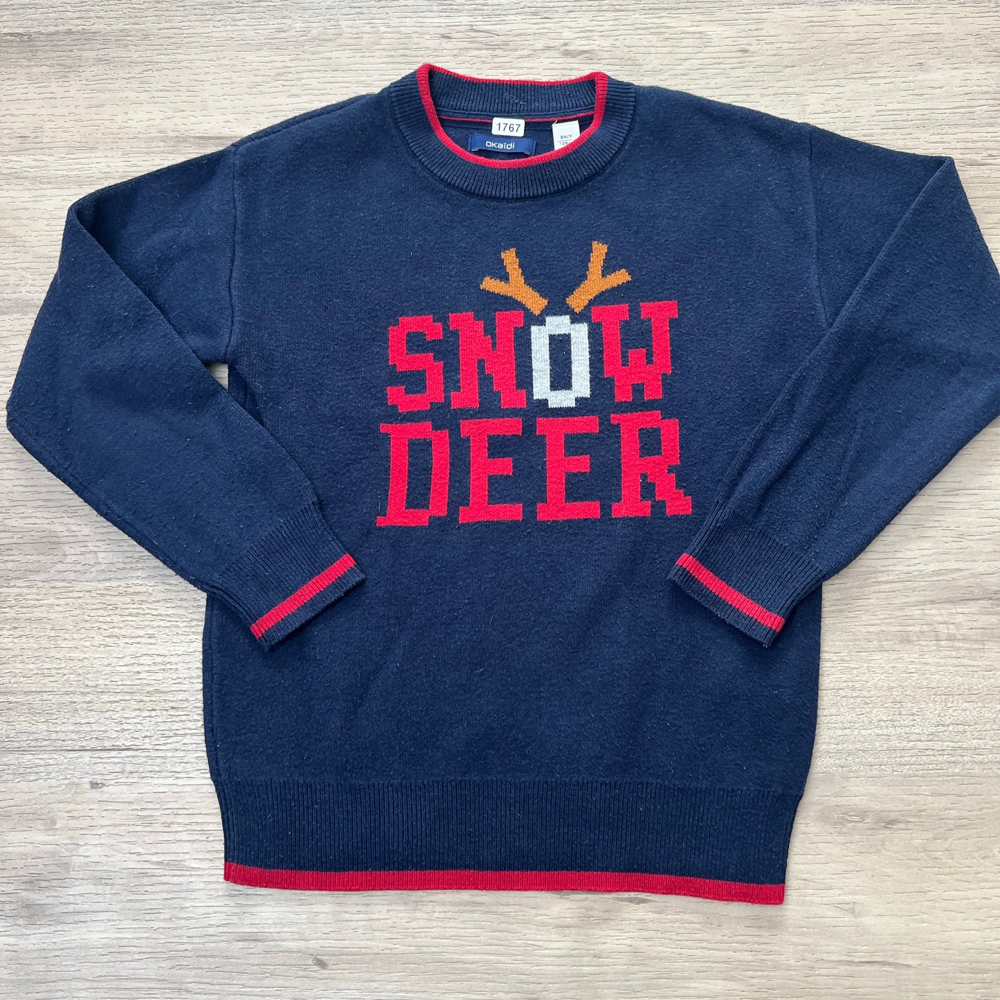 Pull de Noël Okaïdi : 8 ans