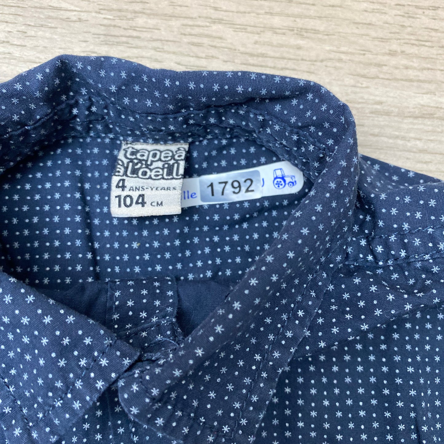 Chemise Tape à l'oeil : 4 ans