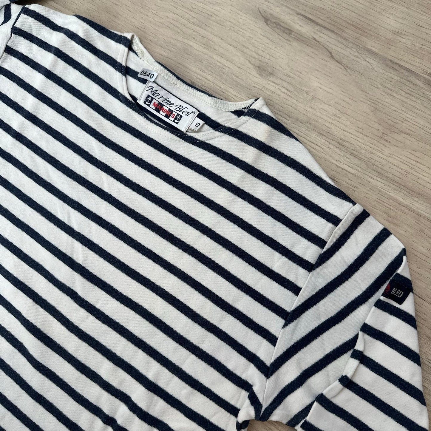 T-Shirt marine bleu : 10 ans