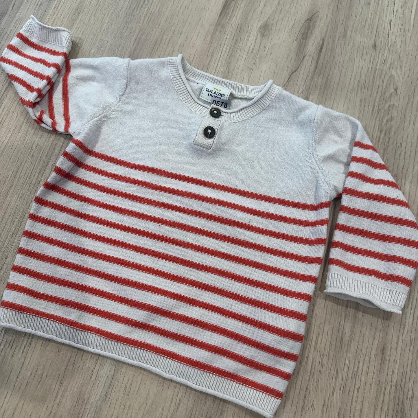 Pull Tape à l'oeil : 6 mois