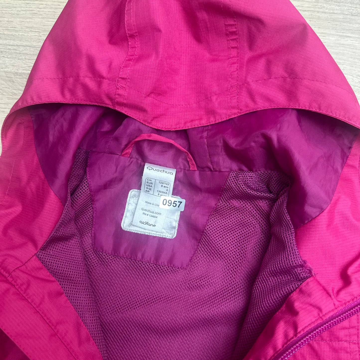 Manteau Oxylane : 8 ans