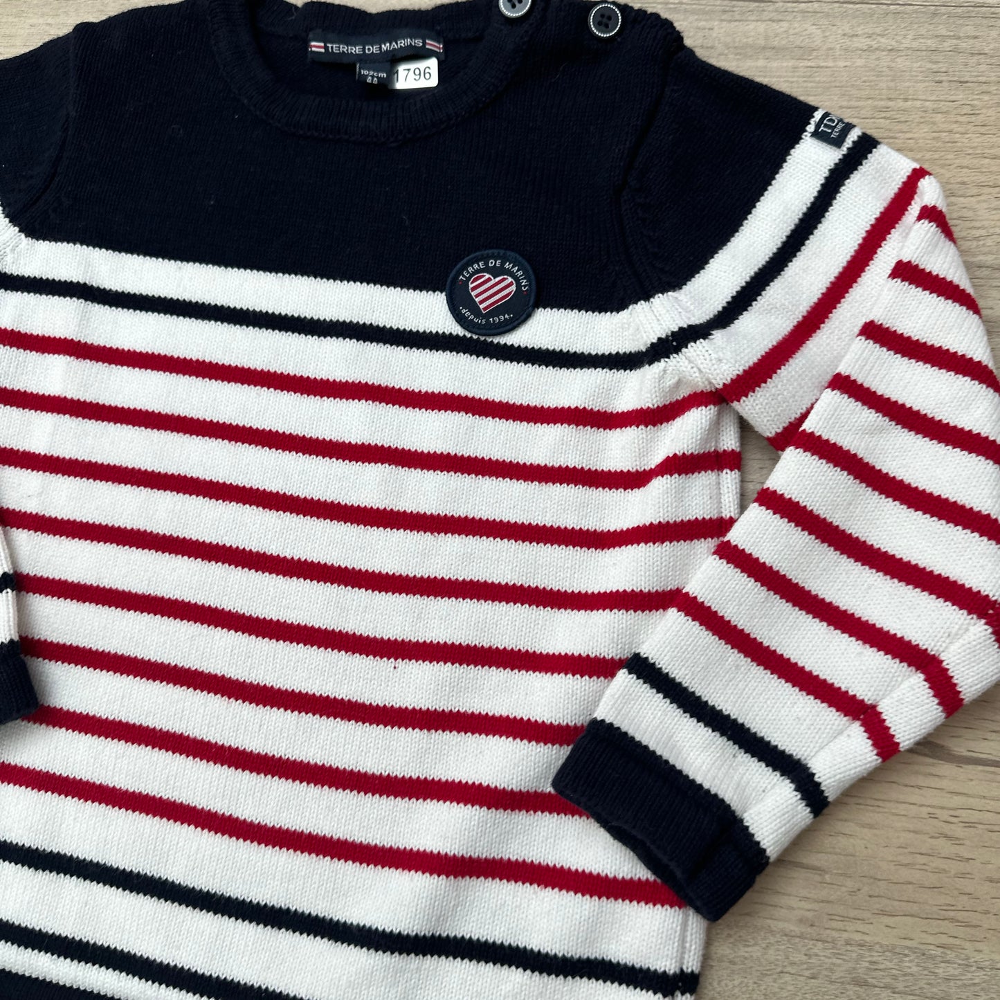 Pull Terre de marins : 4 ans