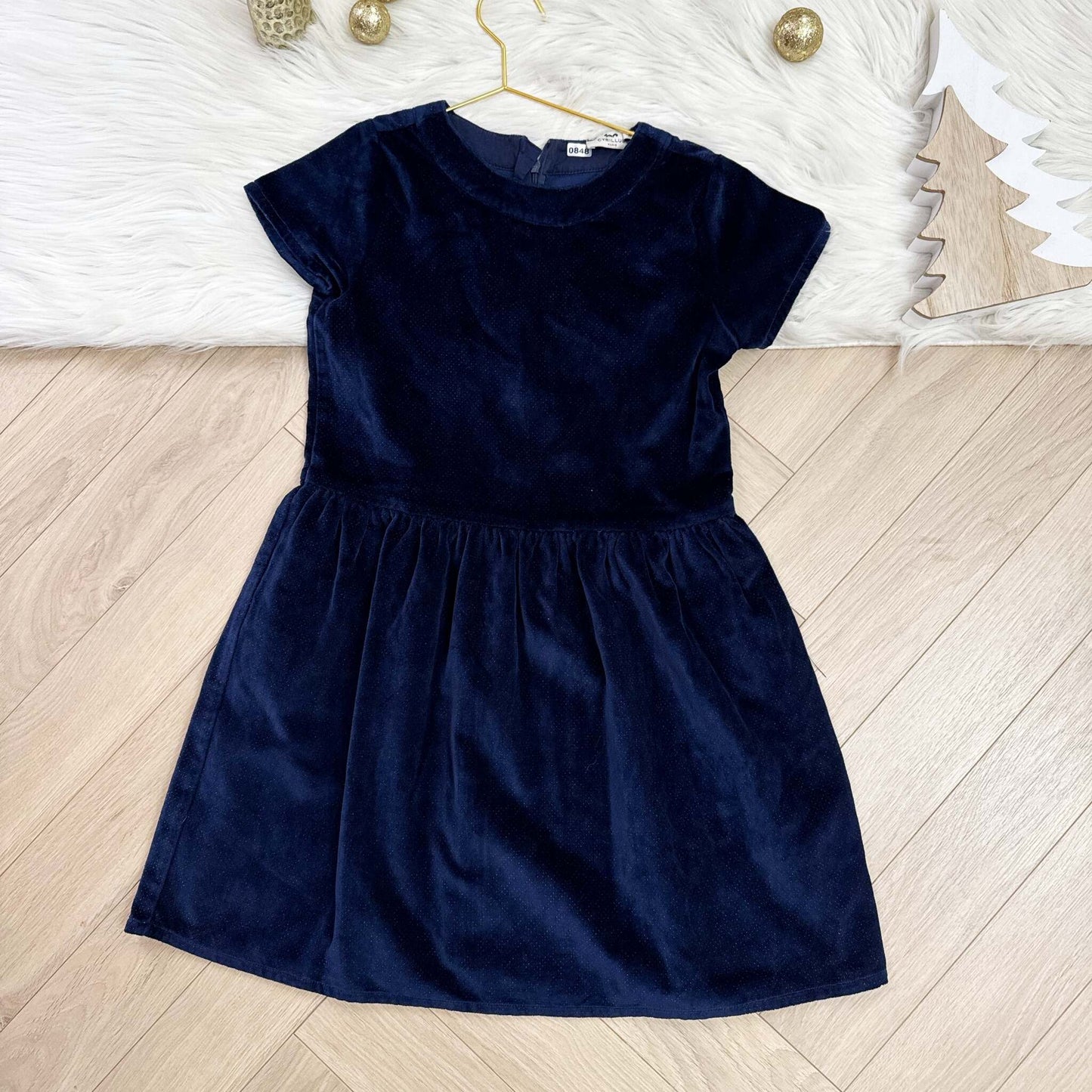 Robe velours pailleté Cyrillus : 10 ans