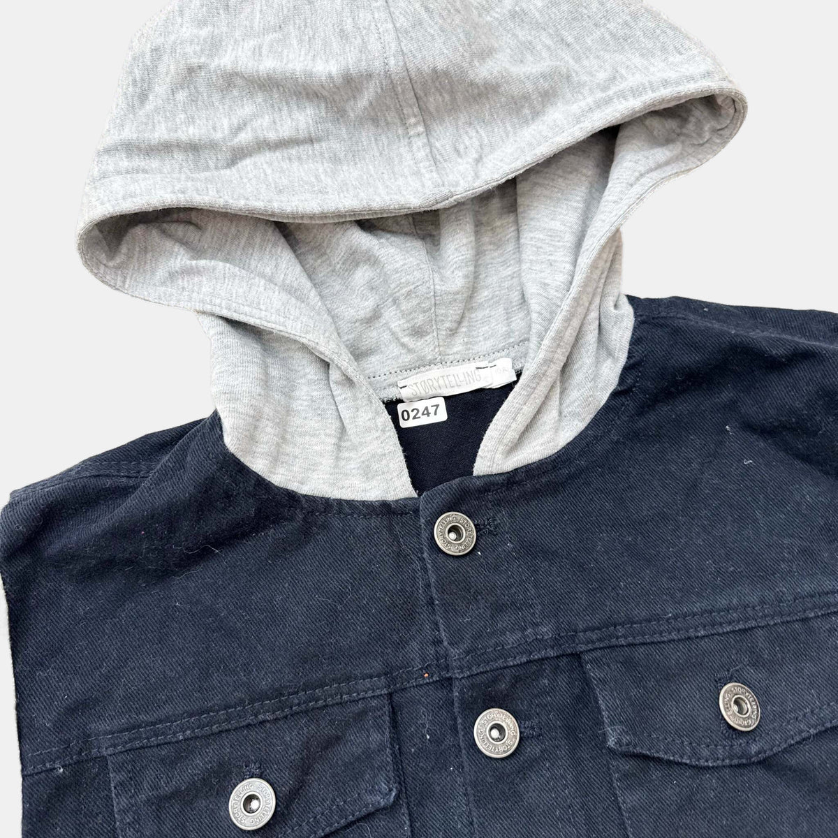 Veste jeans capuche Storytelling : 10 ans