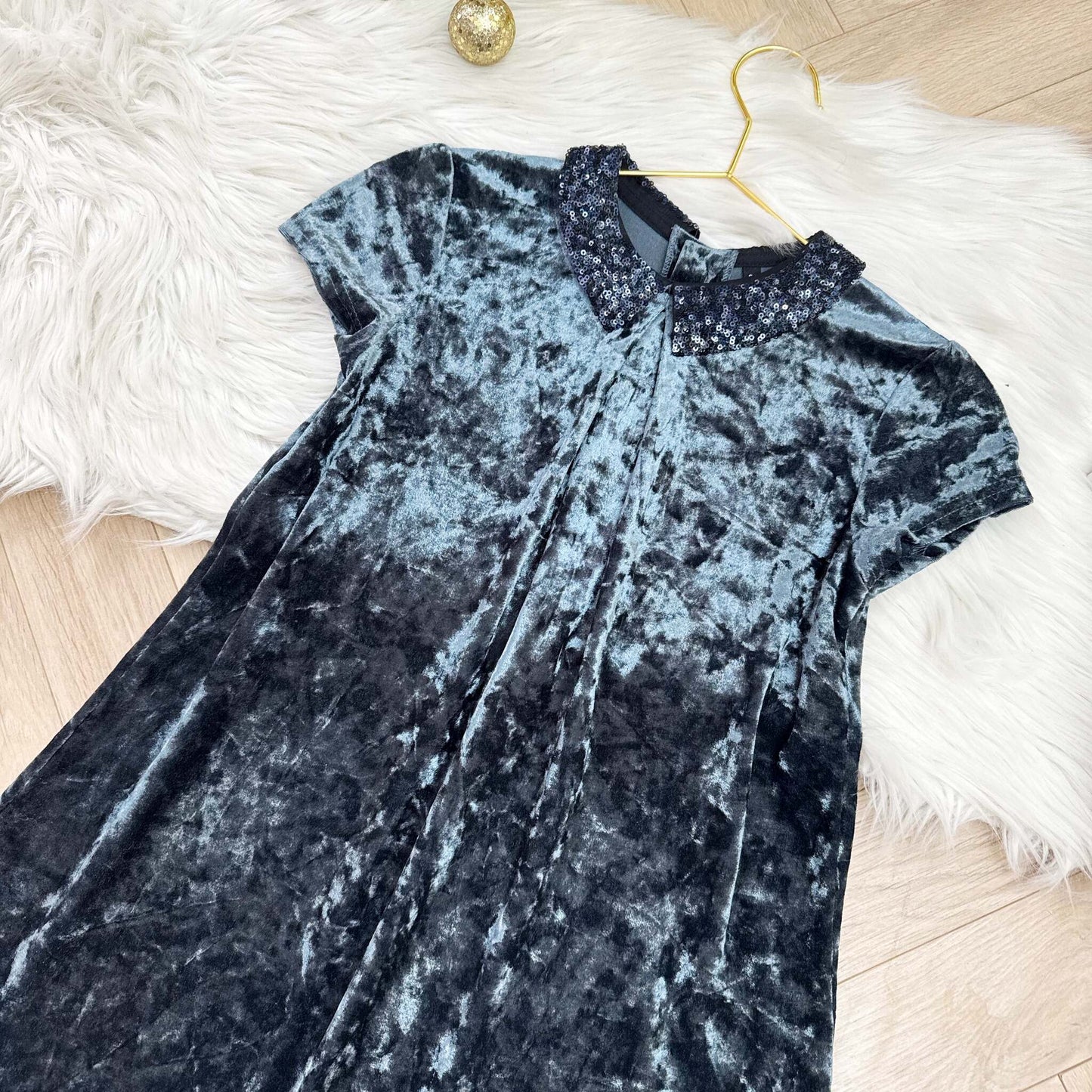 Robe velours fête Noël : 8 ans