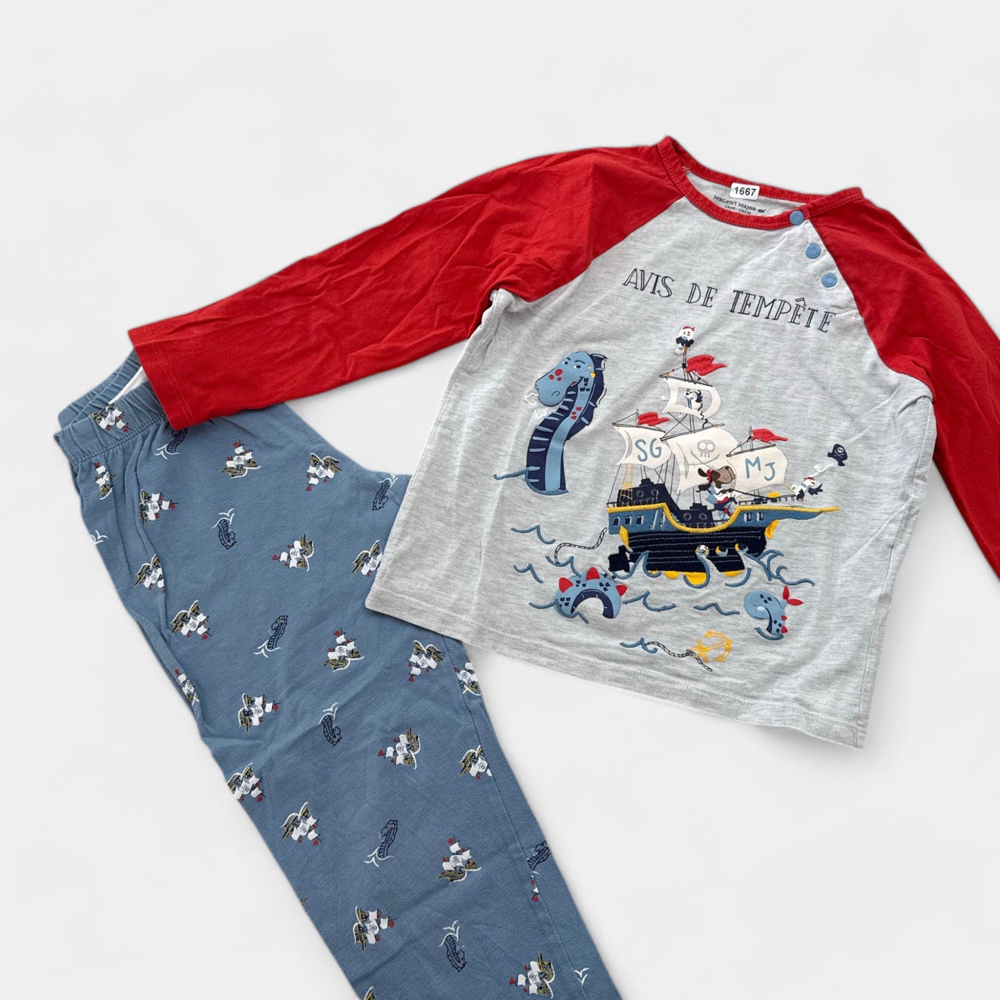 Pyjama Sergent Major : 5 ans