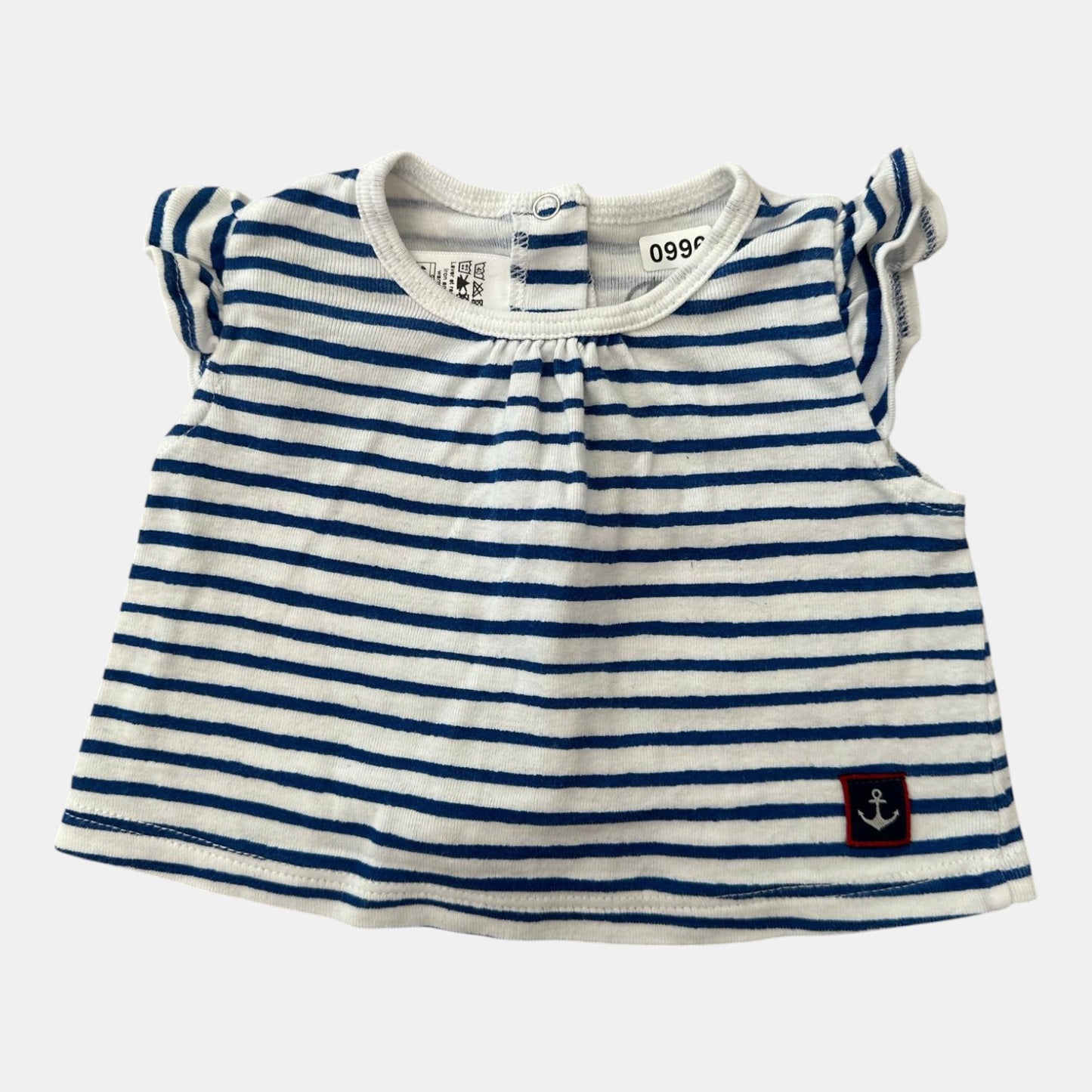 T-Shirt Petit Bateau : 1 mois