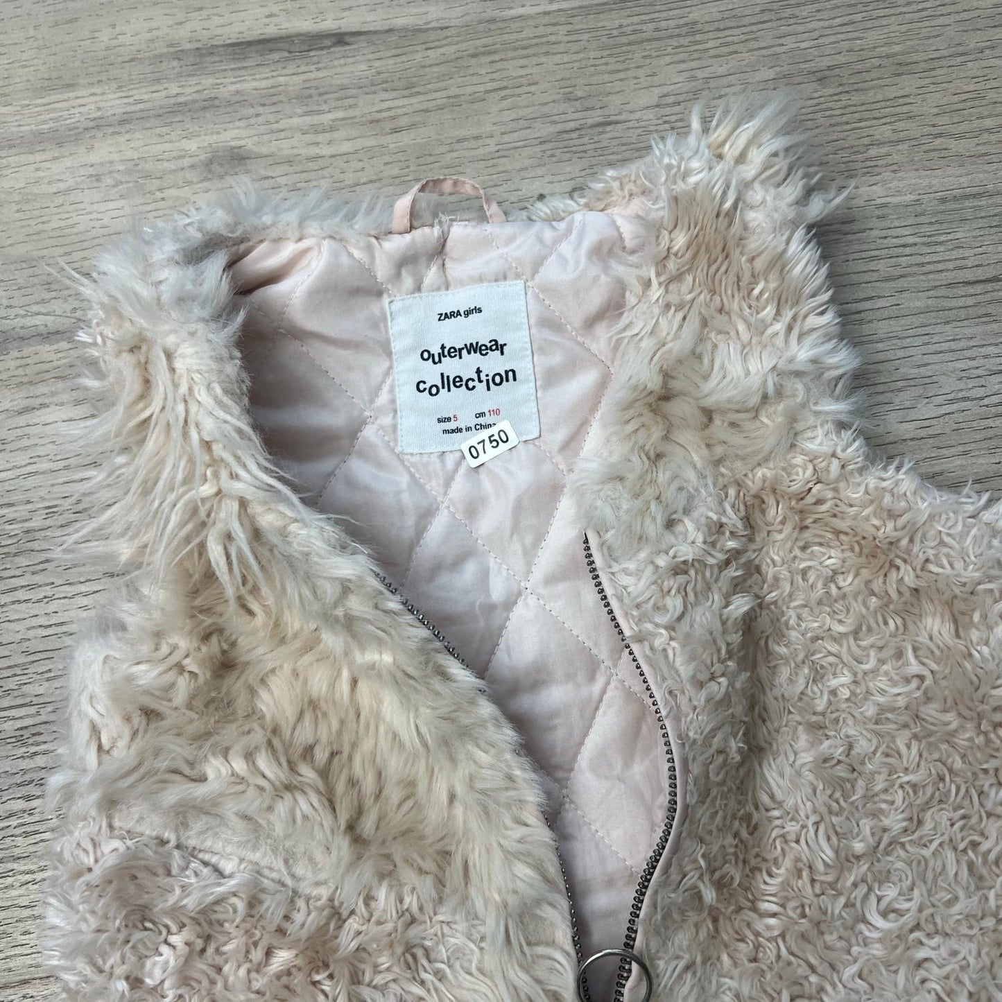 Gilet Zara : 5 ans