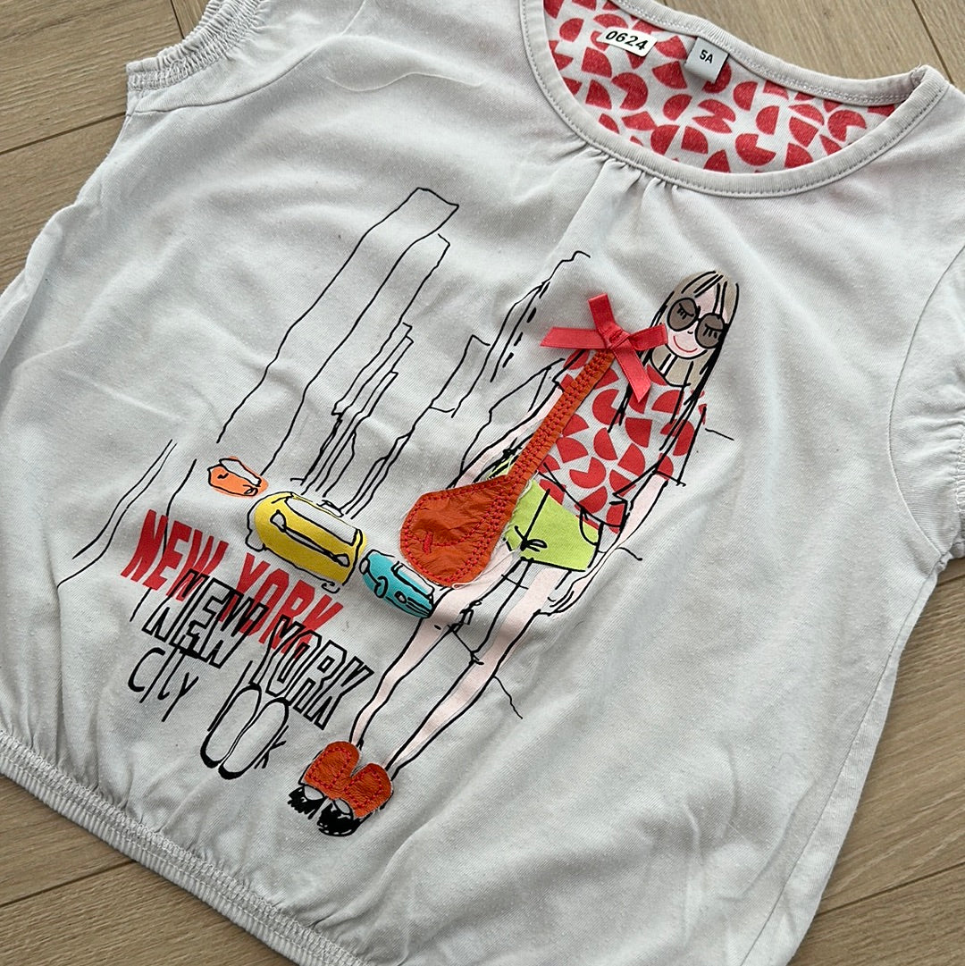 T-shirt fille : 5 ans