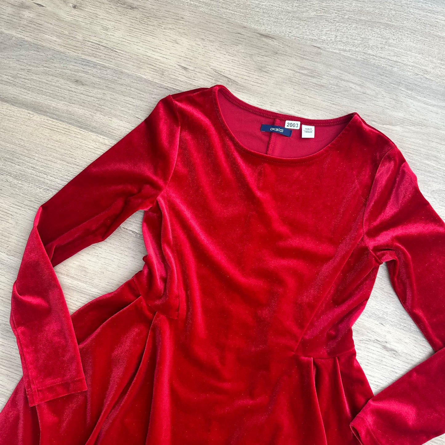 Robe velours Okaïdi : 10 ans