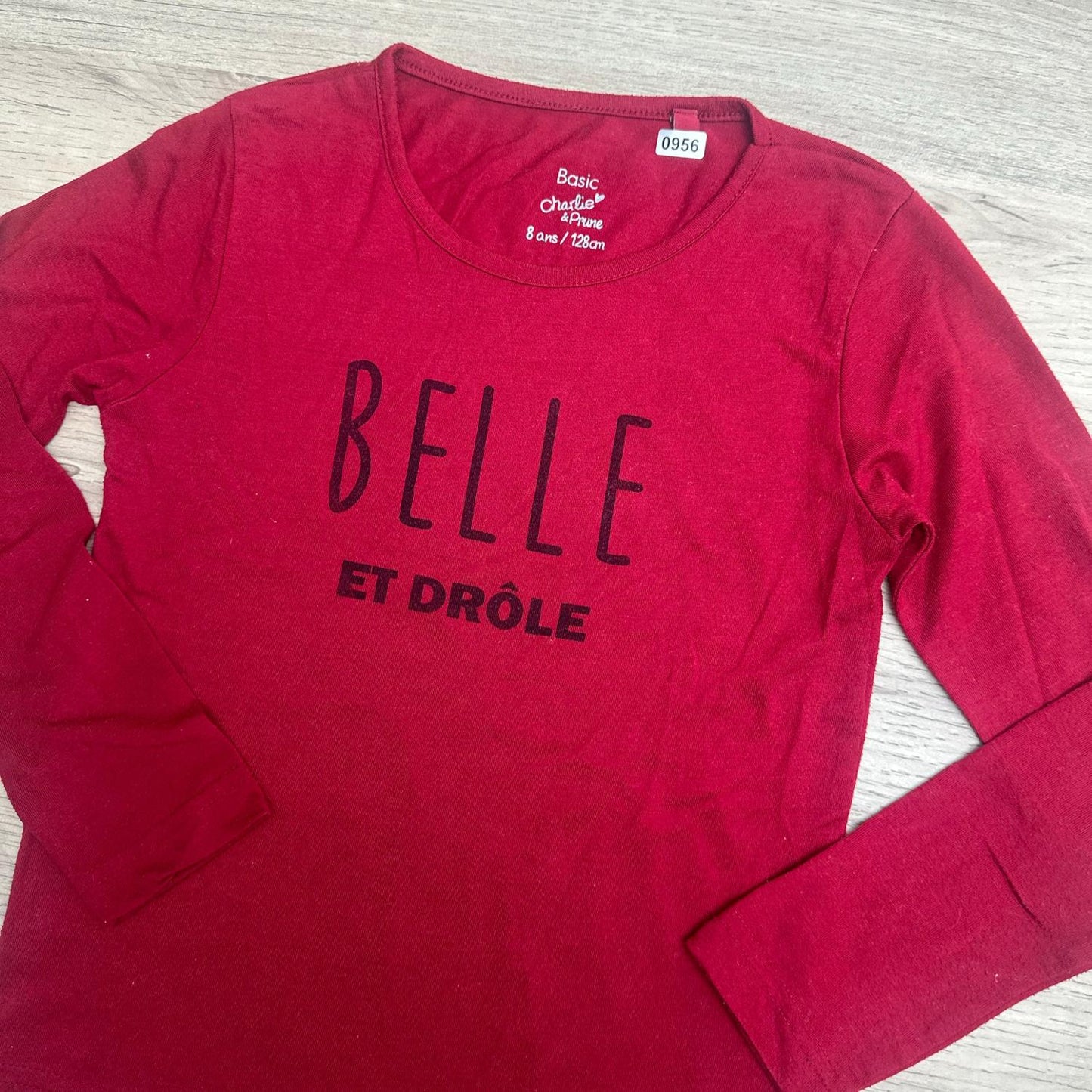 T-Shirt Charlie et prune : 8 ans