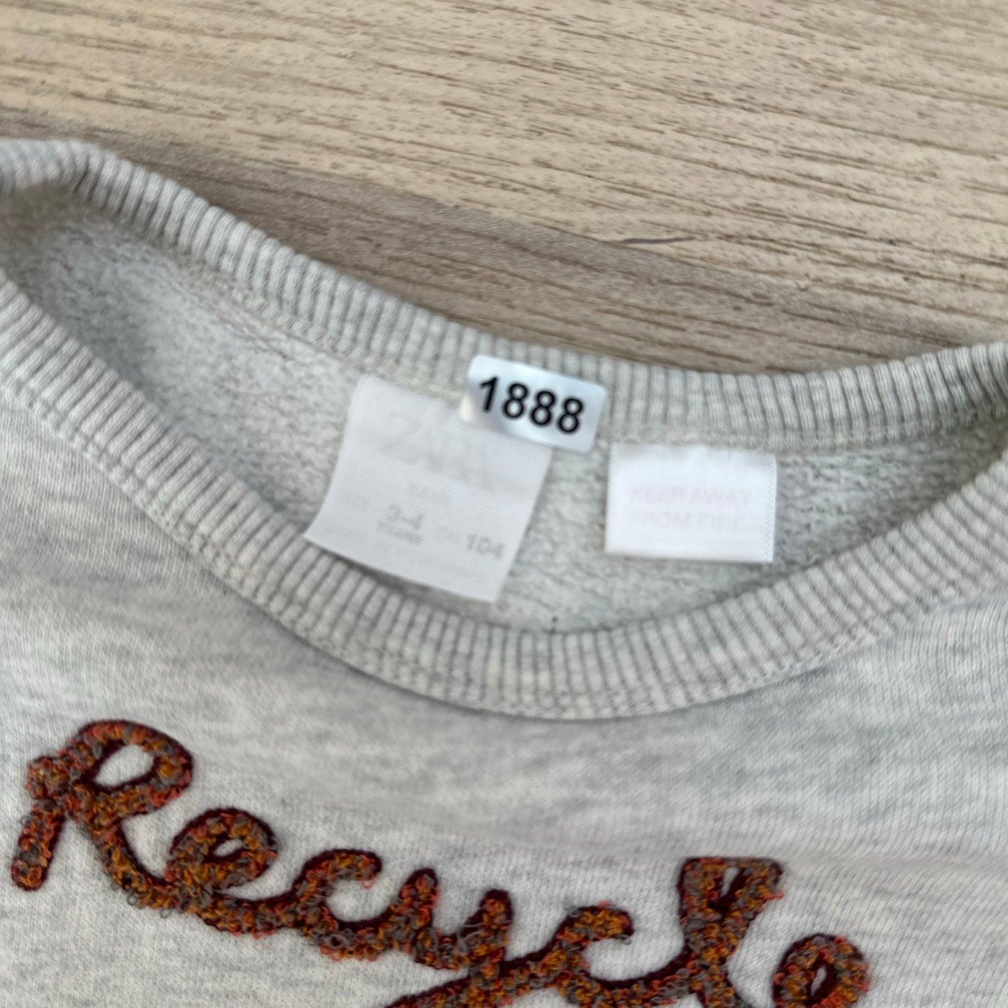 Pull Zara : 4 ans