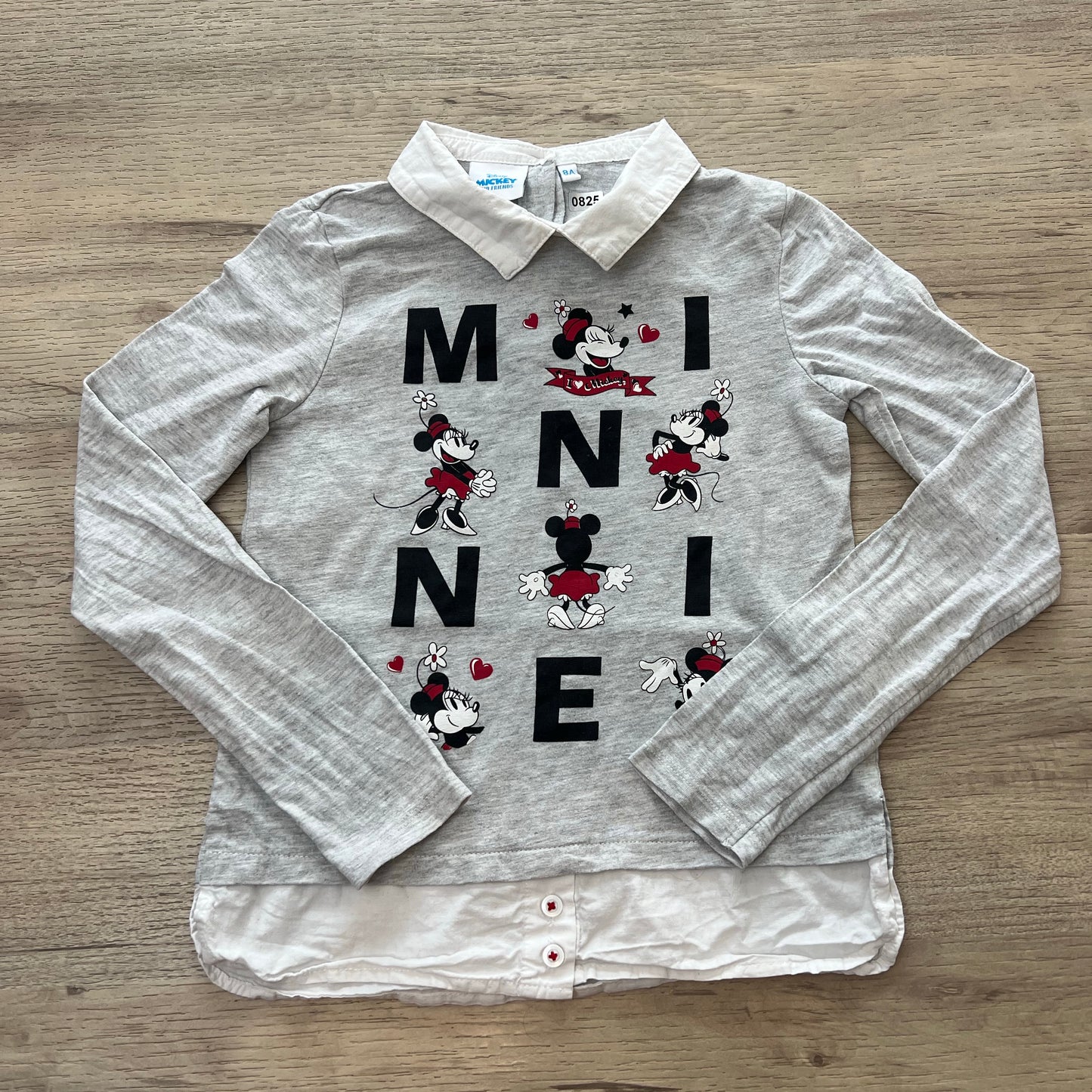 T-Shirt Disney Minie : 8 ans