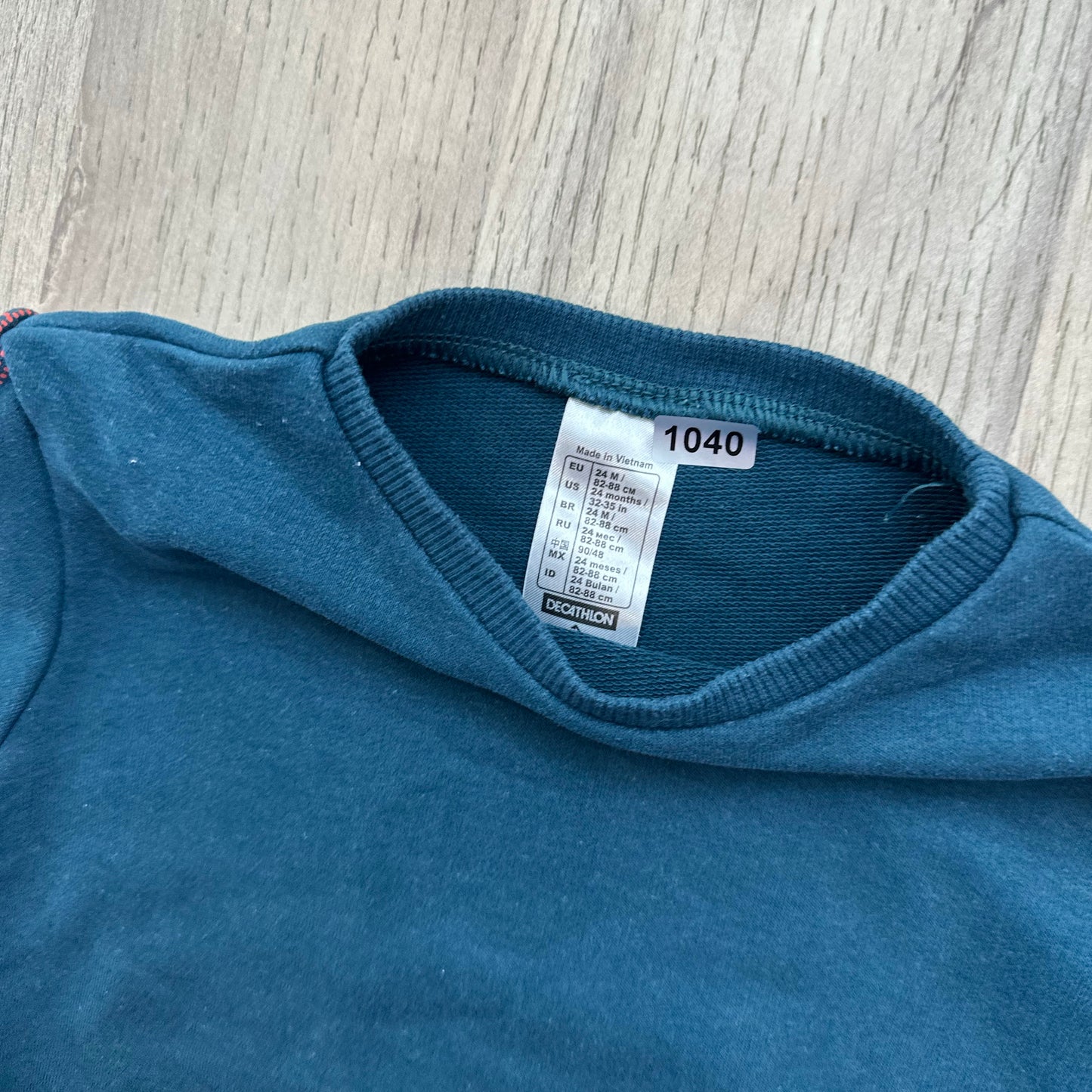 Pull Décathlon : 24 mois