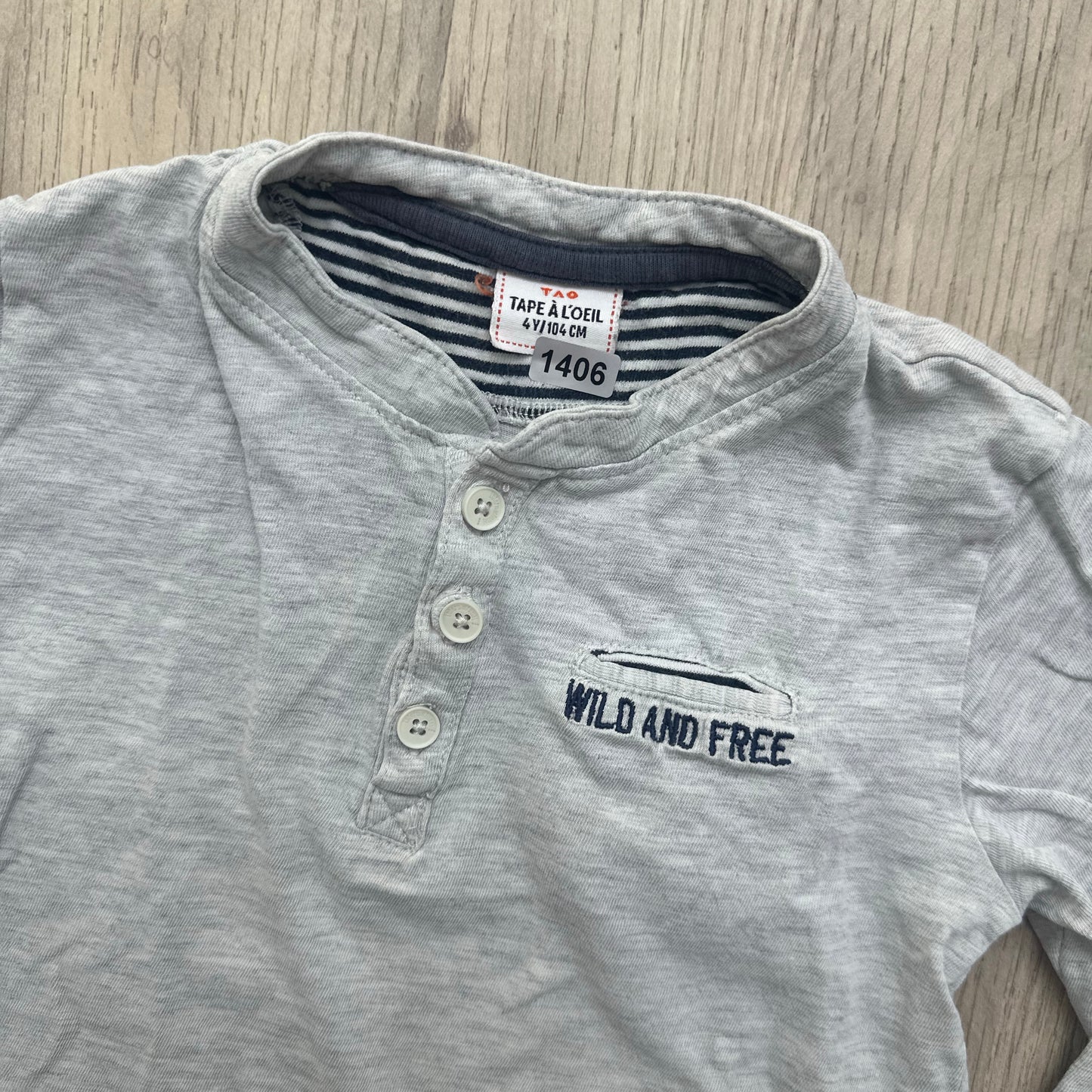 T-Shirt Tape à l'oeil : 4 ans