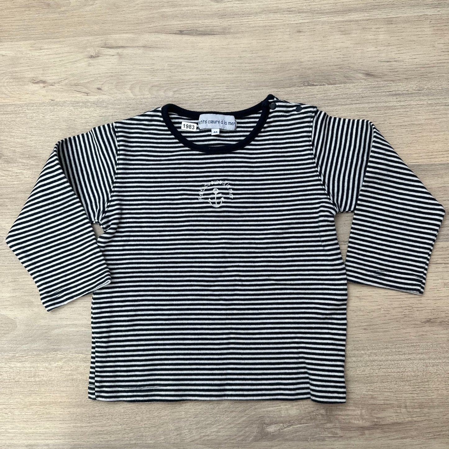 T-Shirt petits cœur à la mer : 4 ans