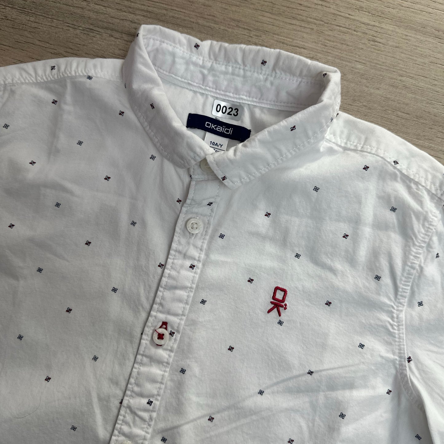Chemise Okaïdi : 10 ans