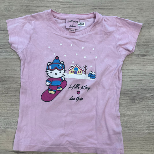 T-Shirt hello kitty : 3 ans